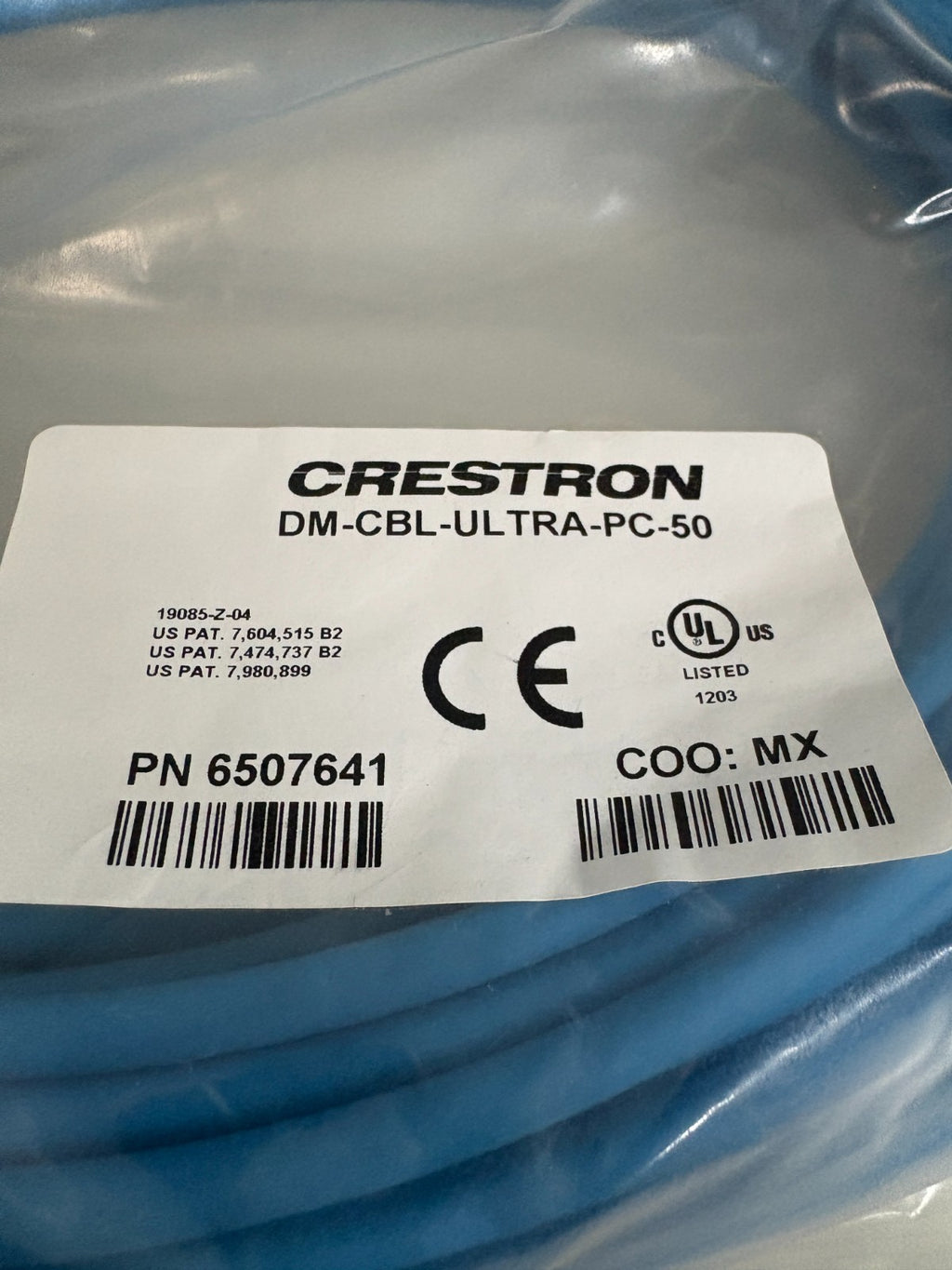 CRESTRON DIGITAL MEDIA ULTRA PATCH CABLE 50' W/BONUS HDMI CABLE CBL-HD-20