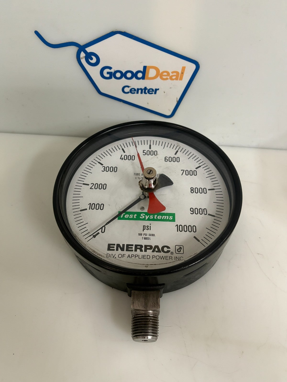 ENERPAC 0-10000 PSI TEST SYSTEMS GAGE #T 6003 L0