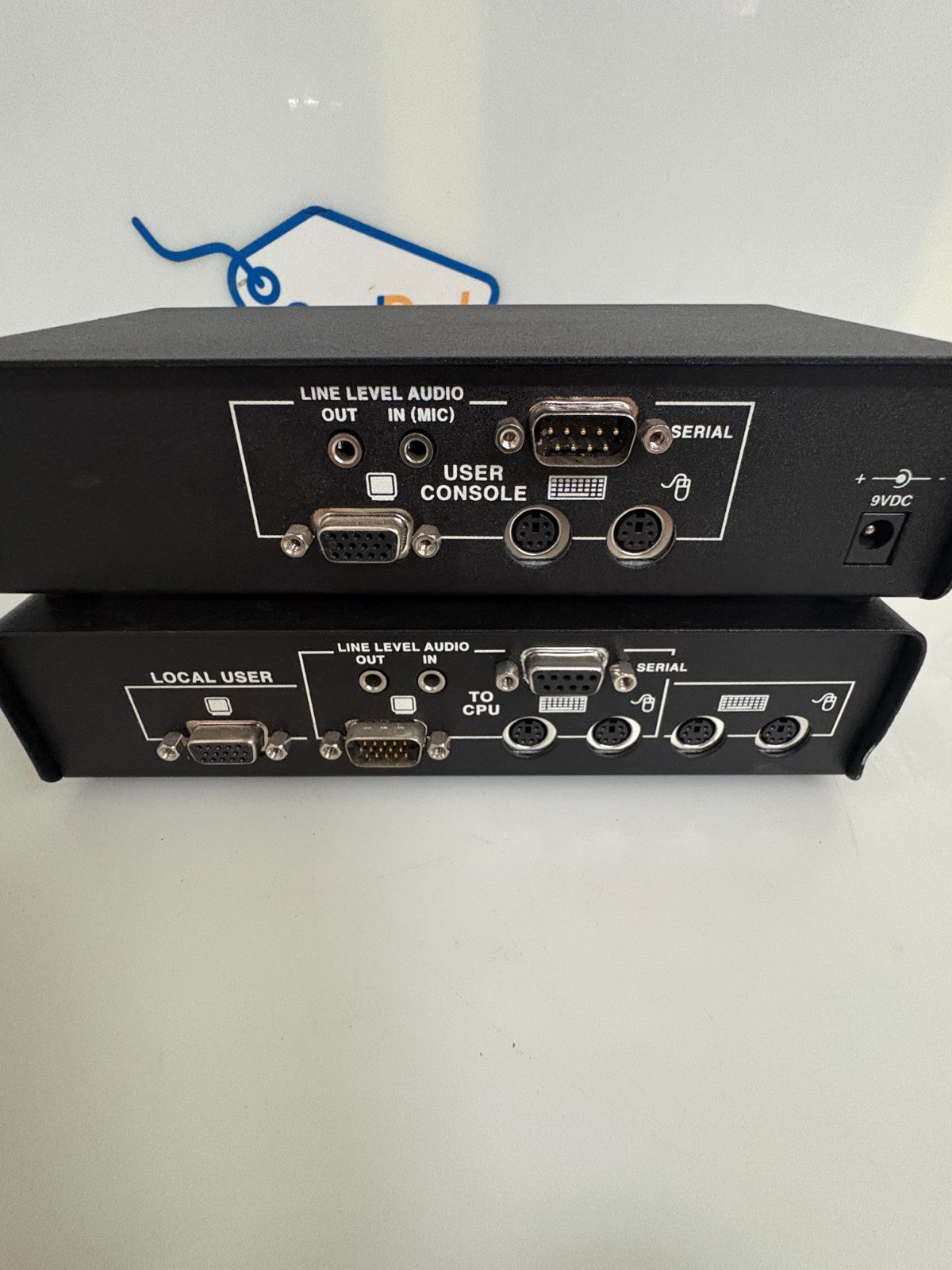 BLACK BOX SERV SWITCH CAT5 KVM EXTENDER LOCAL AND REMOTE UNIT NO CABLES1