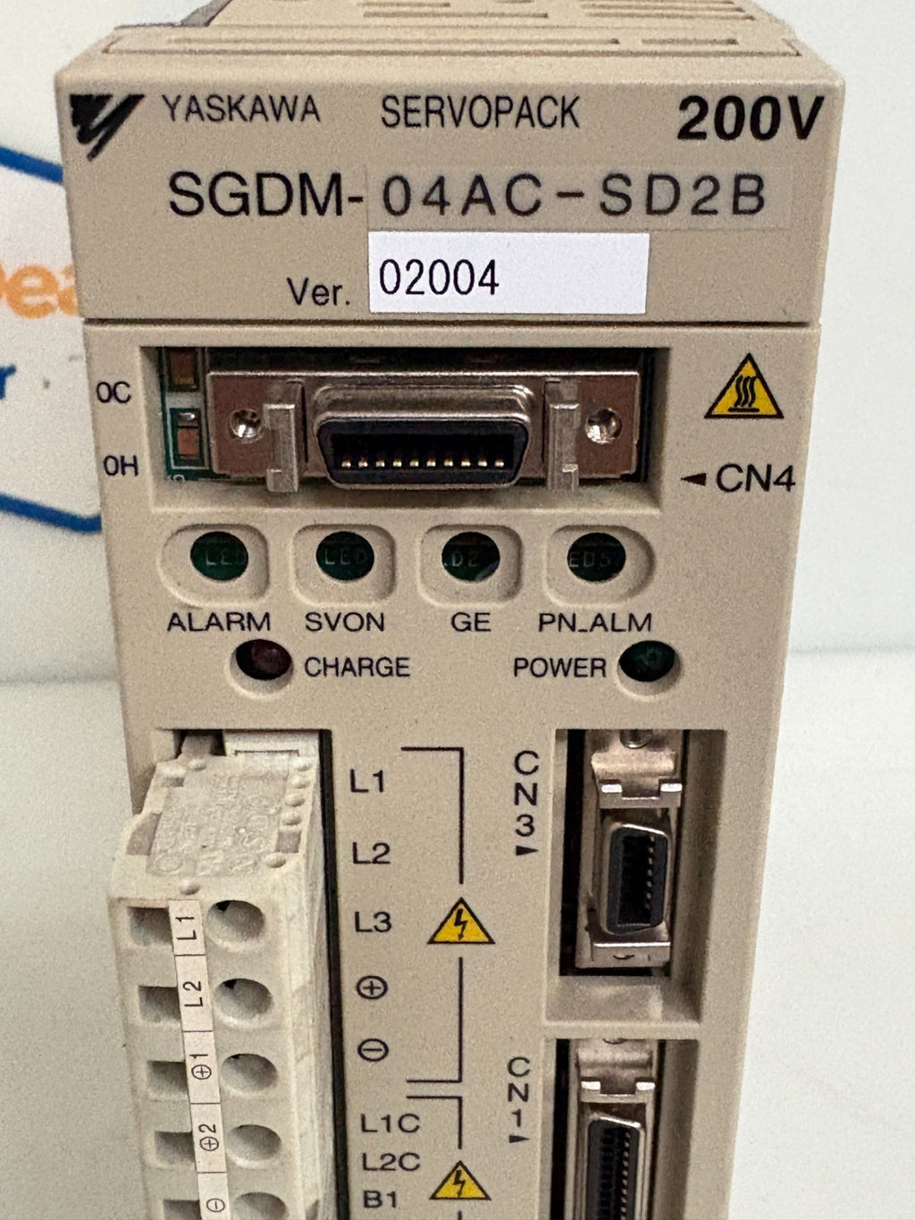 YASKAWA SERVOPACK SGDM-04AC-SD2B