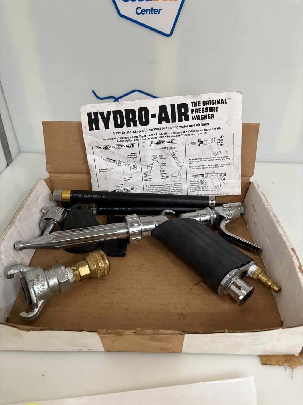 HYDRO AIR PNEUMATIC PRESSURE WASHER MODEL 100