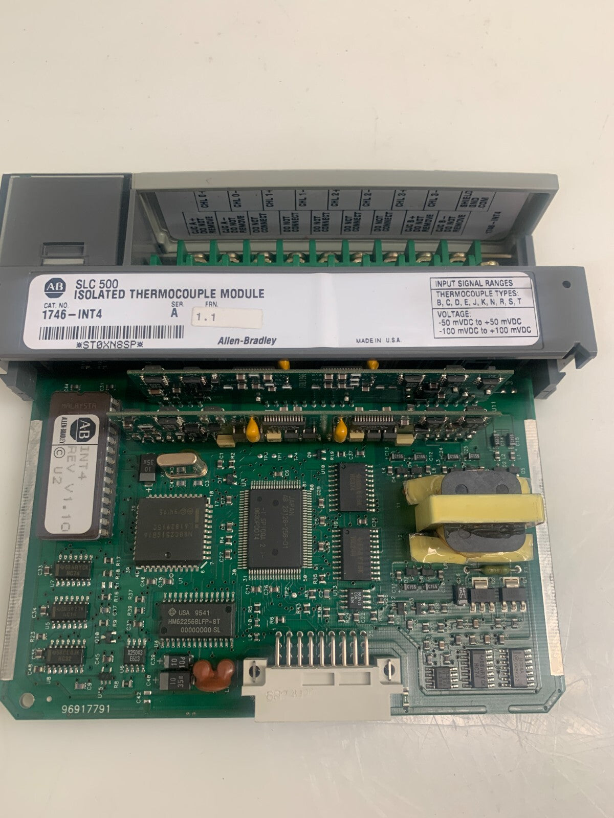 ALLEN-BRADLEY 1:1   Isolated Thermocouple Module  1746-INT4  A