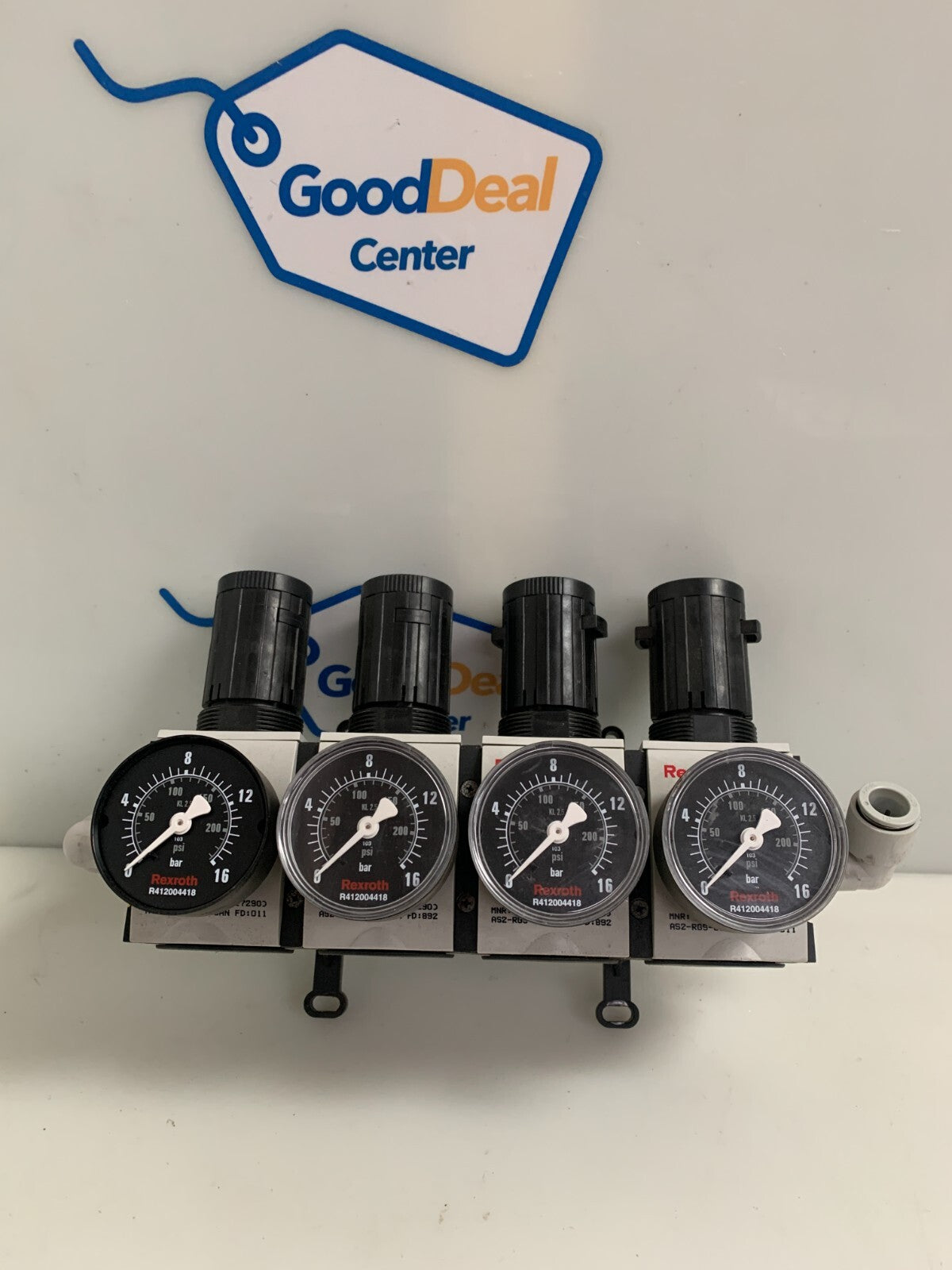 Lot of 4 Rexroth AS2-RGS-G038-GAN Pneumatic Pressure Regulator R4120061360
