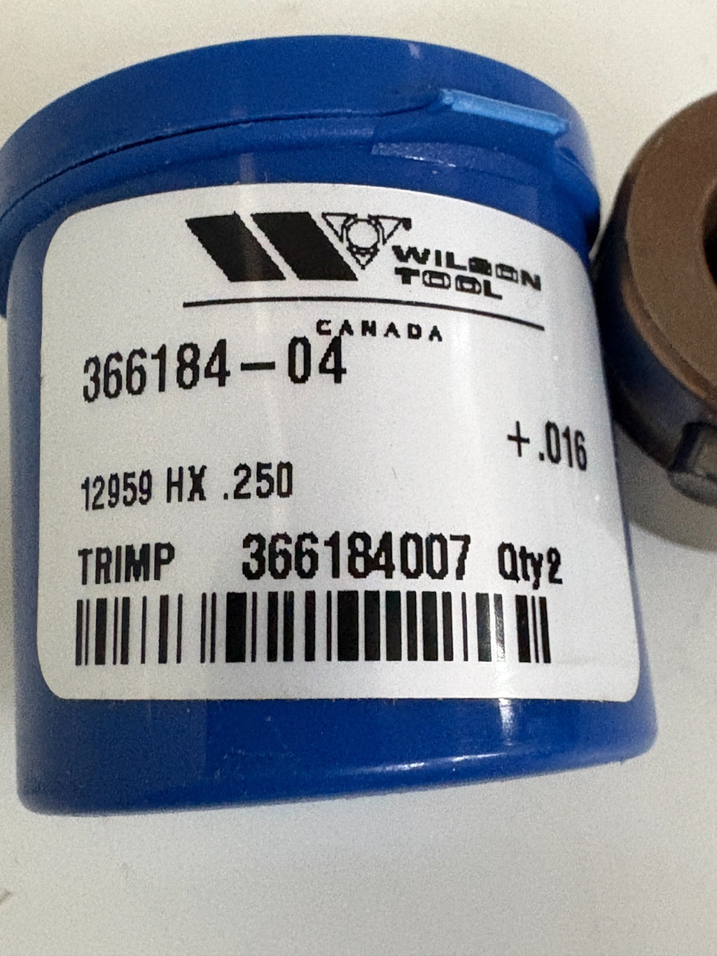 WILSON TOOLS TRUMPF 366184-04