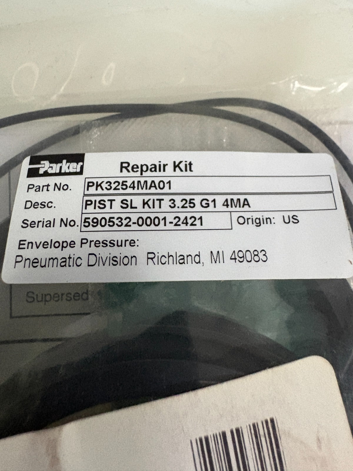 LOT OF 2 PARKER PISTON S1 KIT PK3254MA013