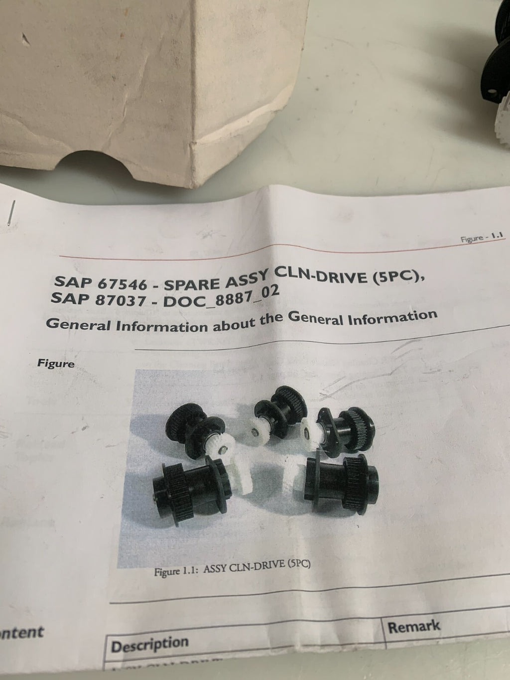 XEIKON SPARE ASSY CLN-DRIVE 5 PC2