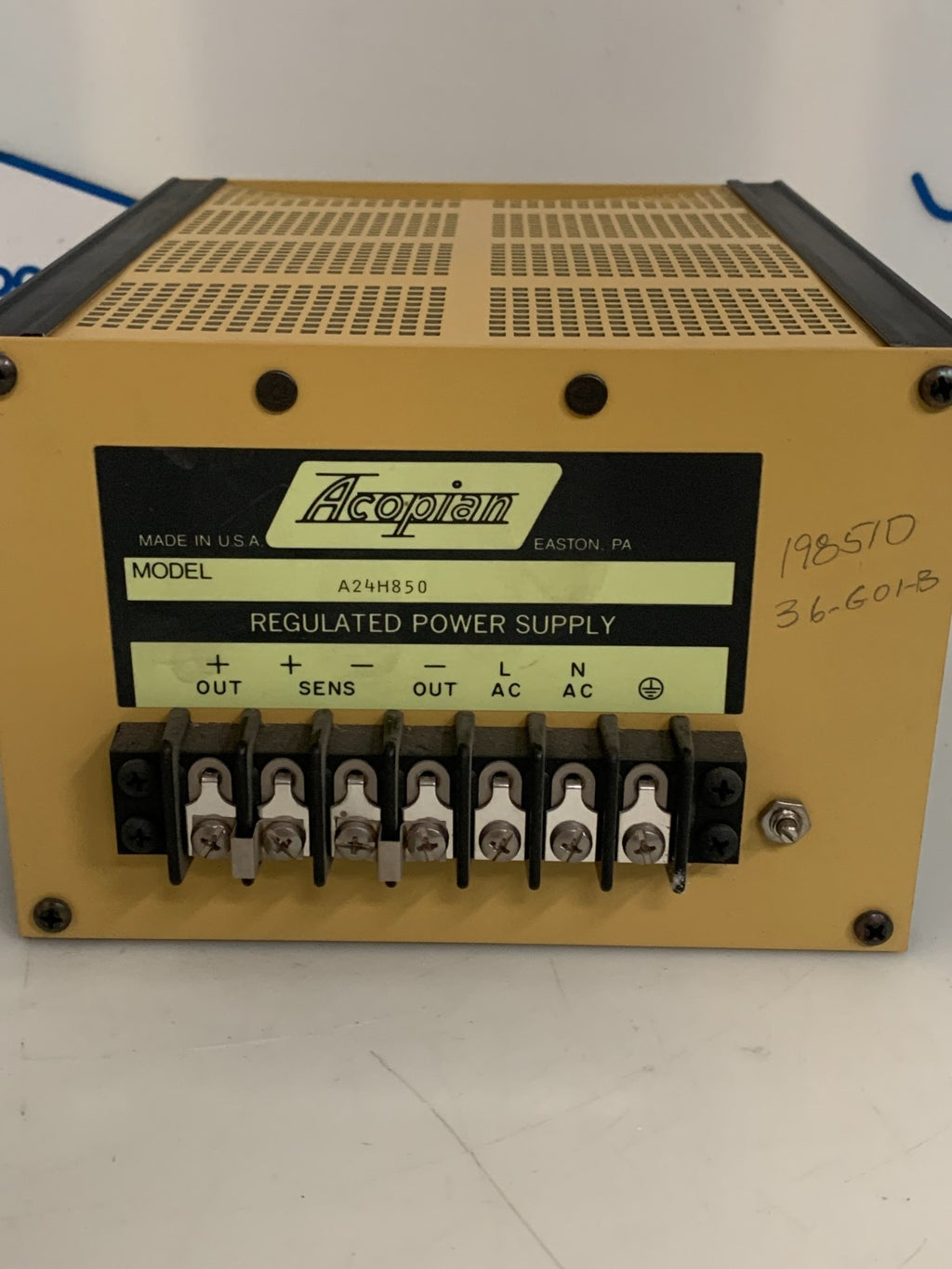 ACOPIAN POWER SUPPLY A24H8501