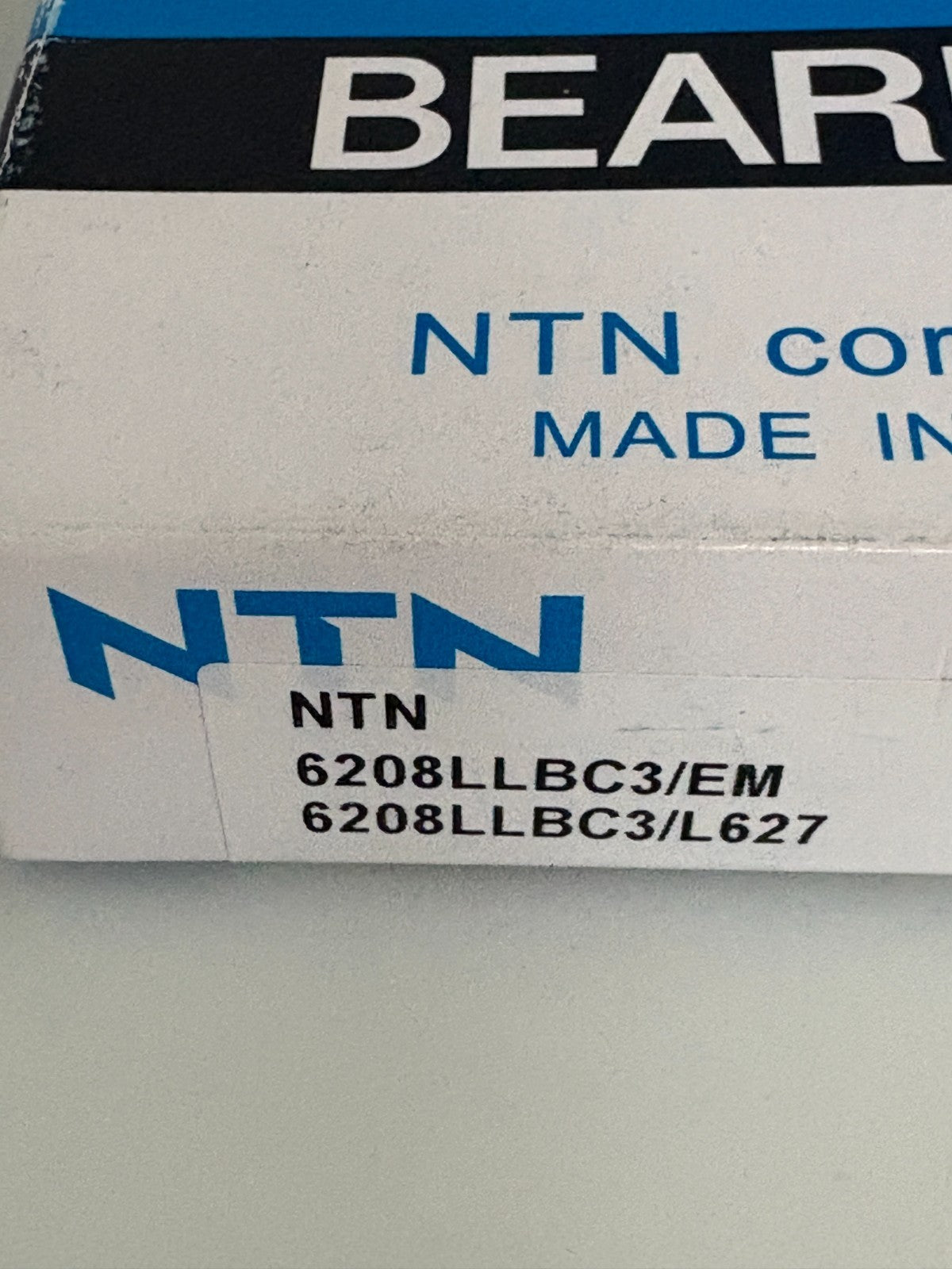 LOT OF 2 NTN BEARING T12110 6208LLBC3/EM