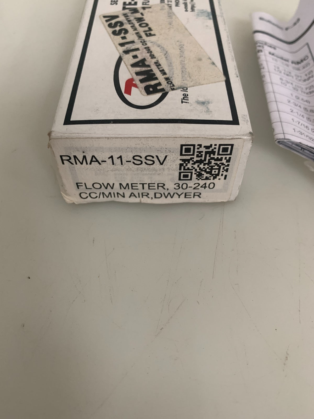 DWYER RATE MASTER FLOW METER RMA-11-SSV