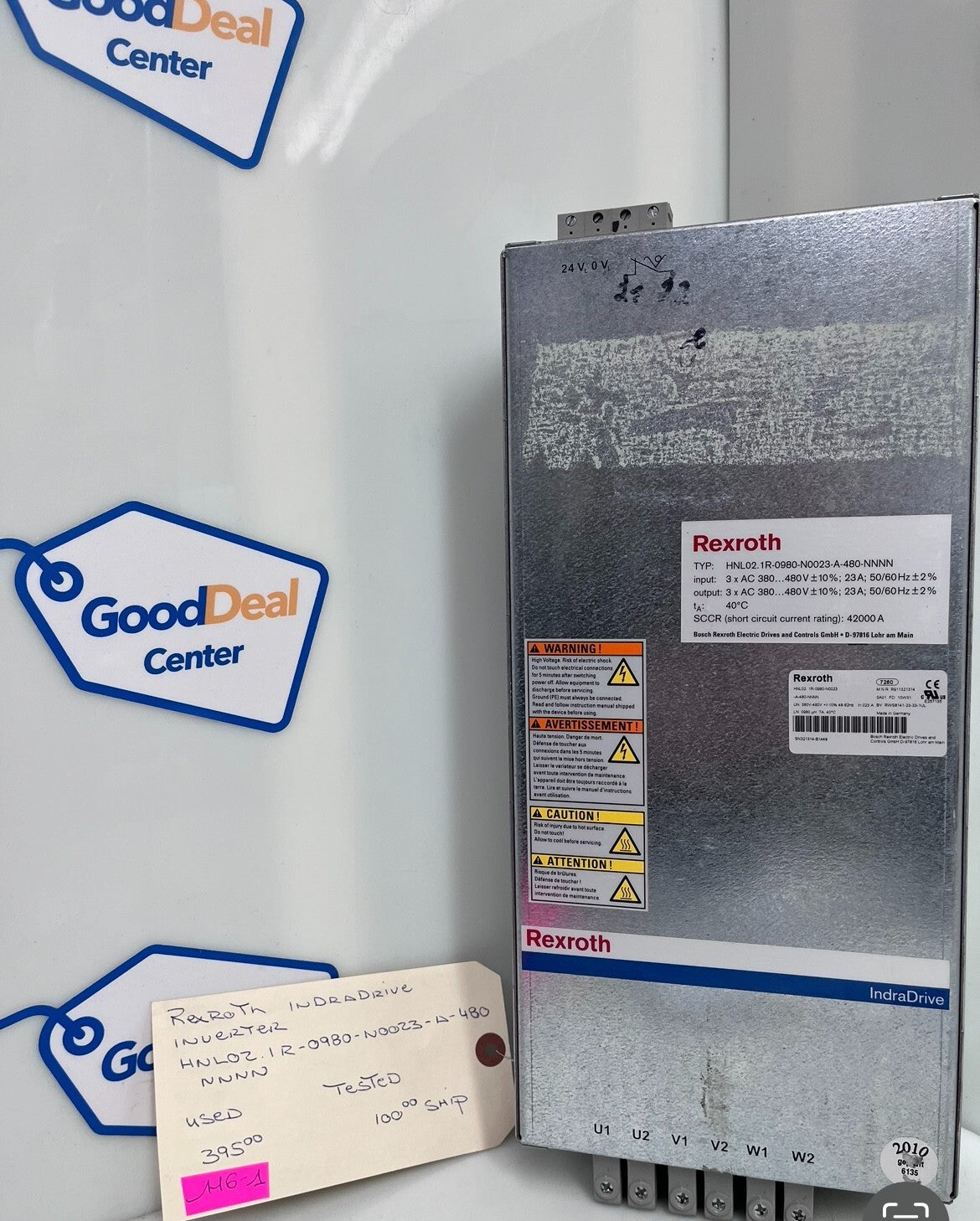 Rexroth HNL02.1R-0980-N0023-A-480-NNNN IndraDrive Inverter