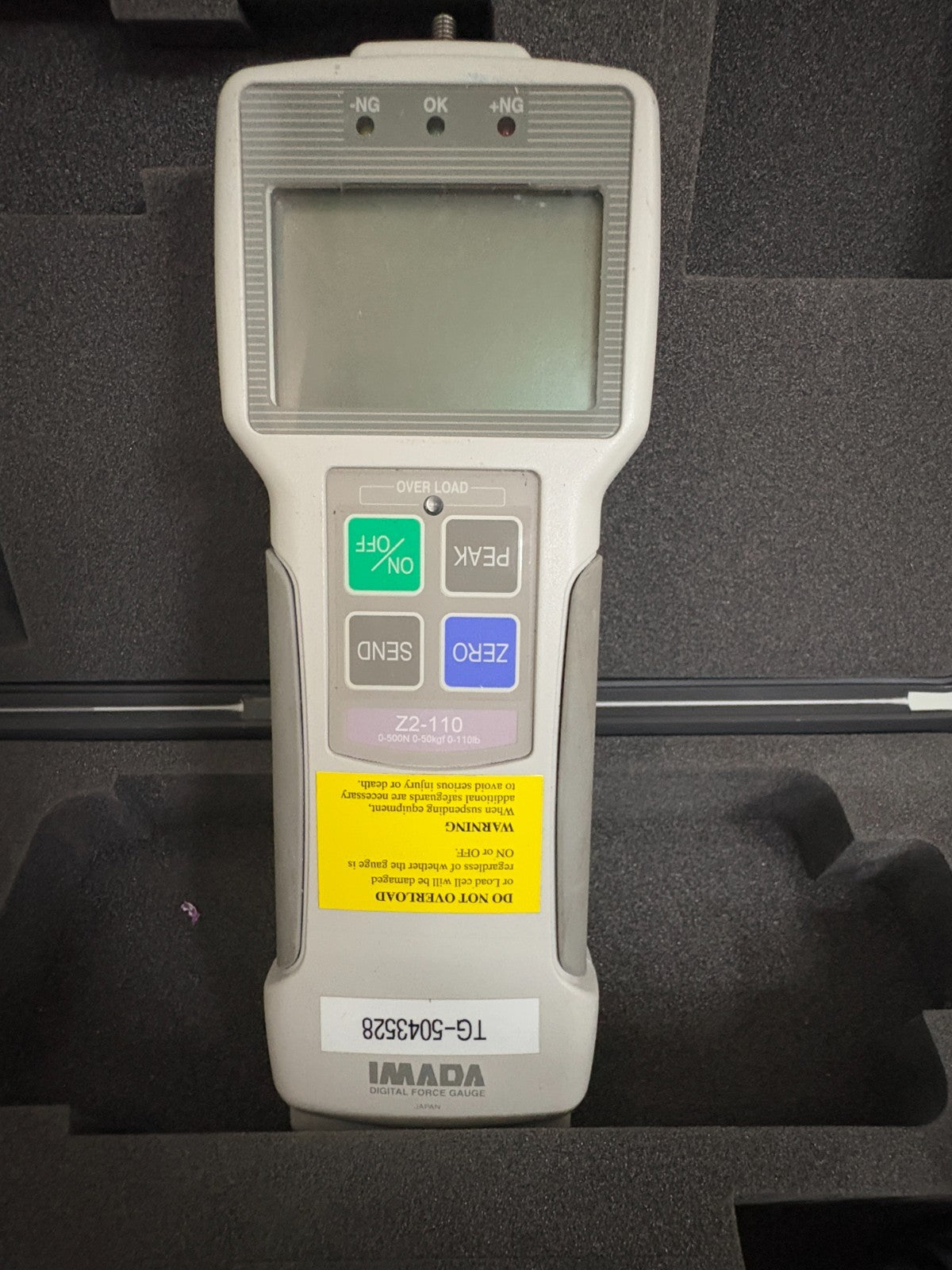 IMADA DIGITAL FORCE GAUGE HTG-40 IN CASE