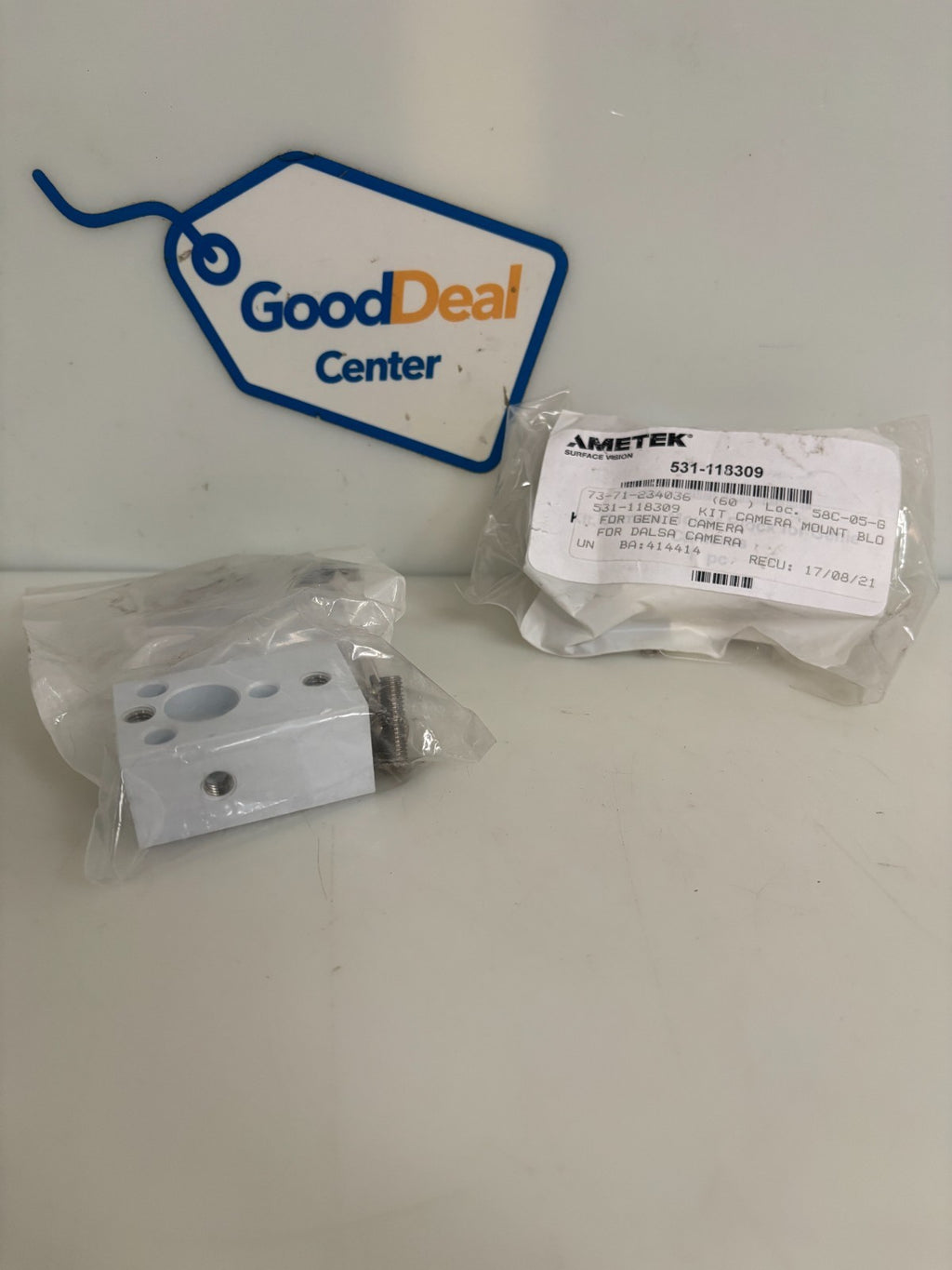 LOT OF 2 AMETEK 531-118309 MOUNTED CAMERA KIT FOR GENIE AND DALSA CAMERA0