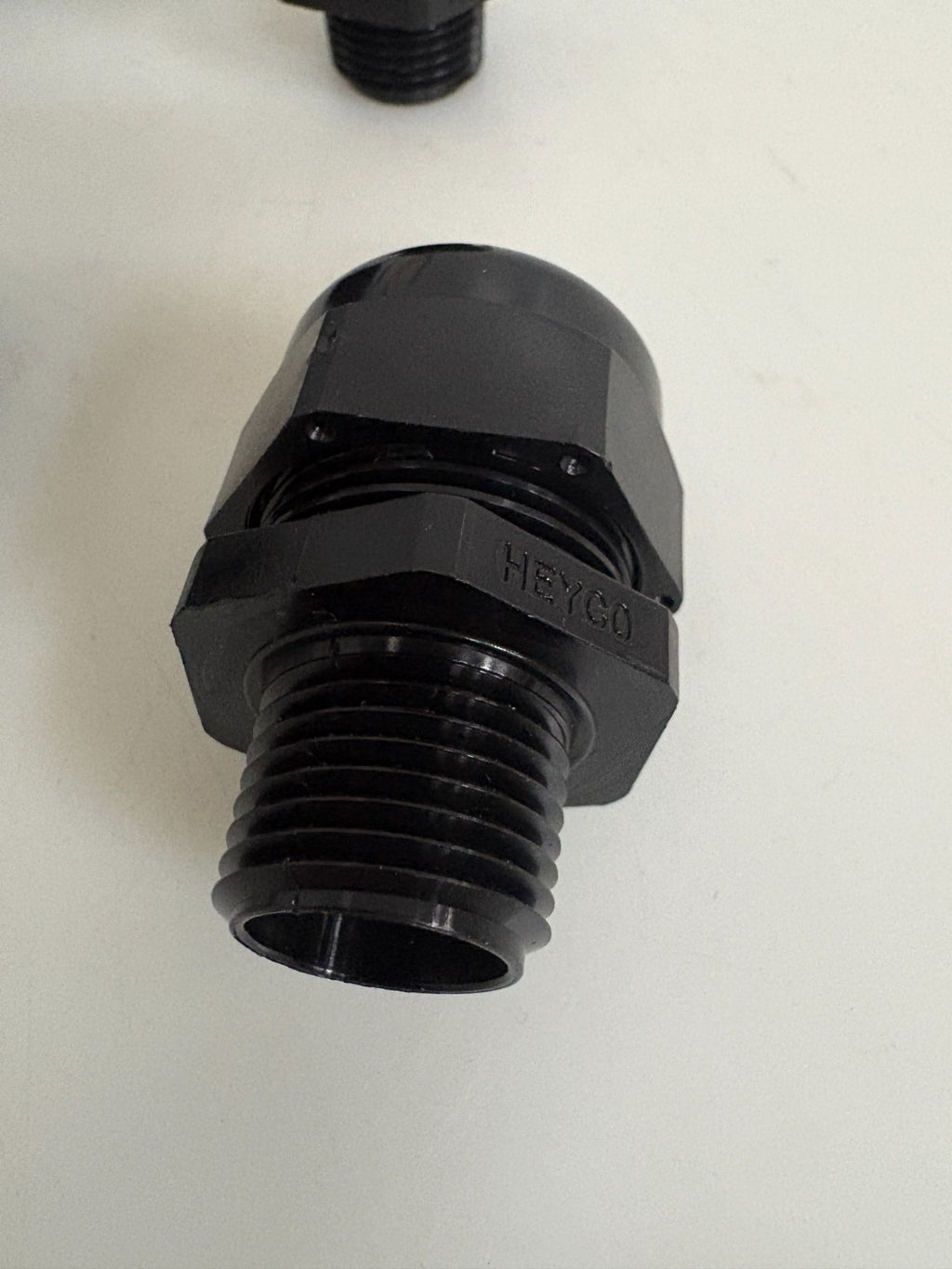 LOT OF 8 HEYCO BLACK PVC 1/2 NPT LIQUID TIGHT