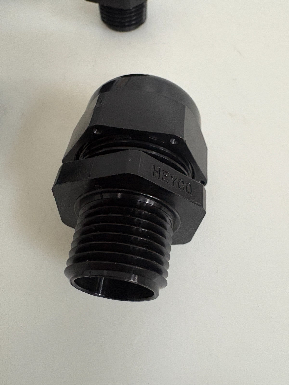 LOT OF 8 HEYCO BLACK PVC 1/2 NPT LIQUID TIGHT