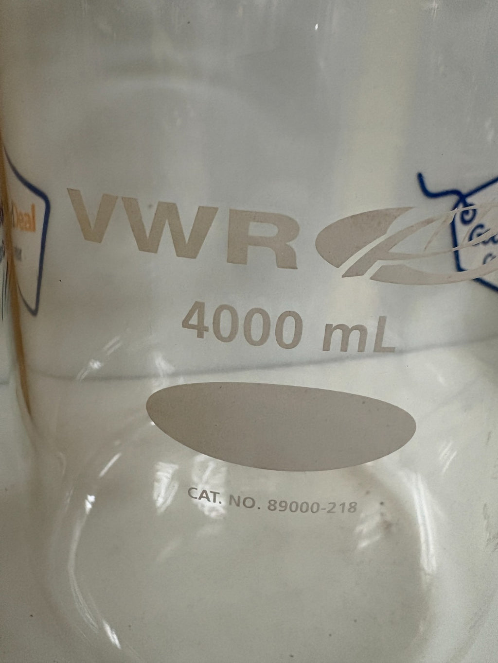 VWR LOWFORM BEAKER 4000ML 89000-218