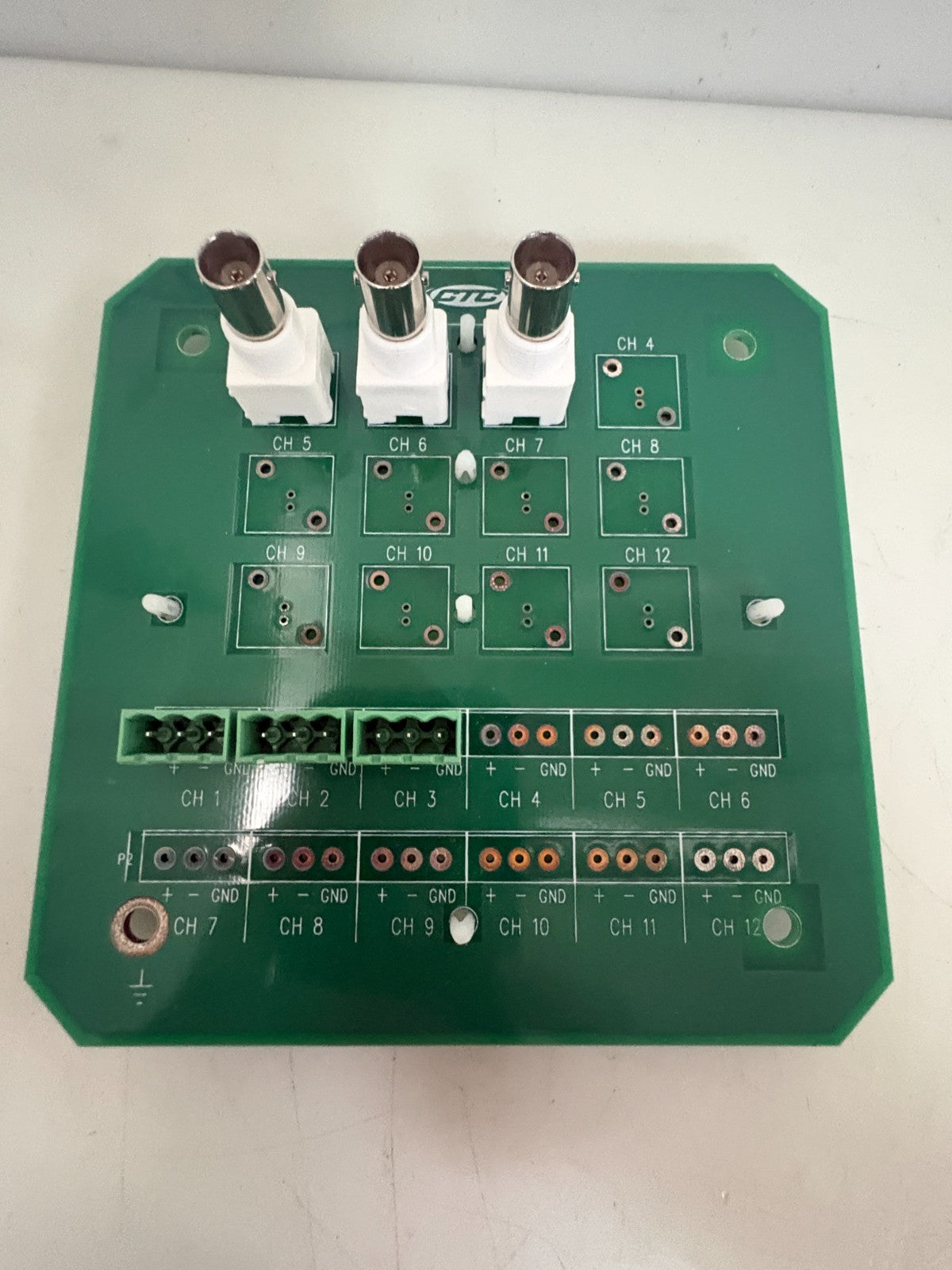 CTC CONNECTOR 12 CHANNEL CIRCUIT BOARD JBP10199 REV 001