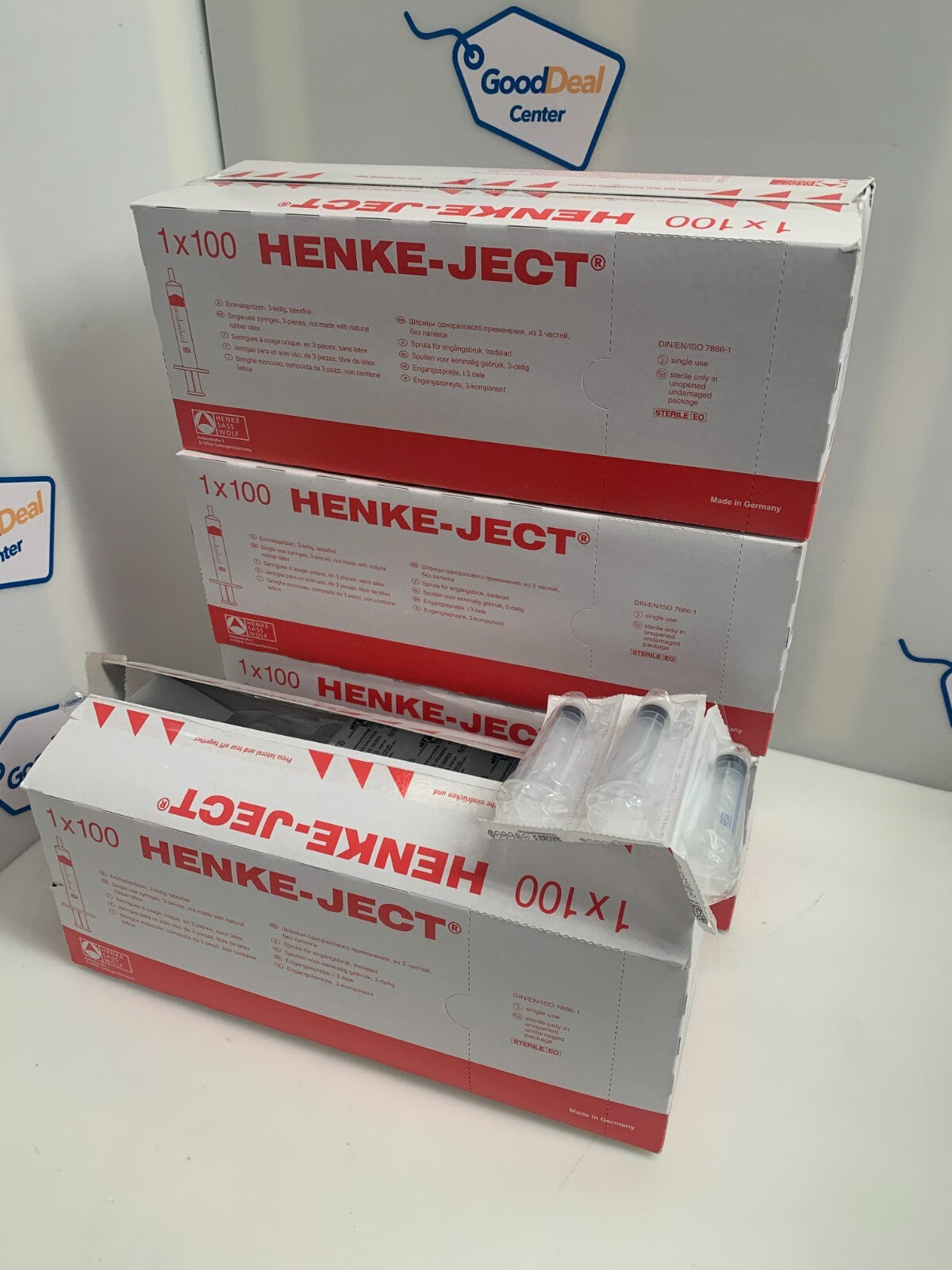 Lot of 4 boxes of 100 Henke-Ject Disp Syringe 10 mL Luer Lock 5100-X00V00