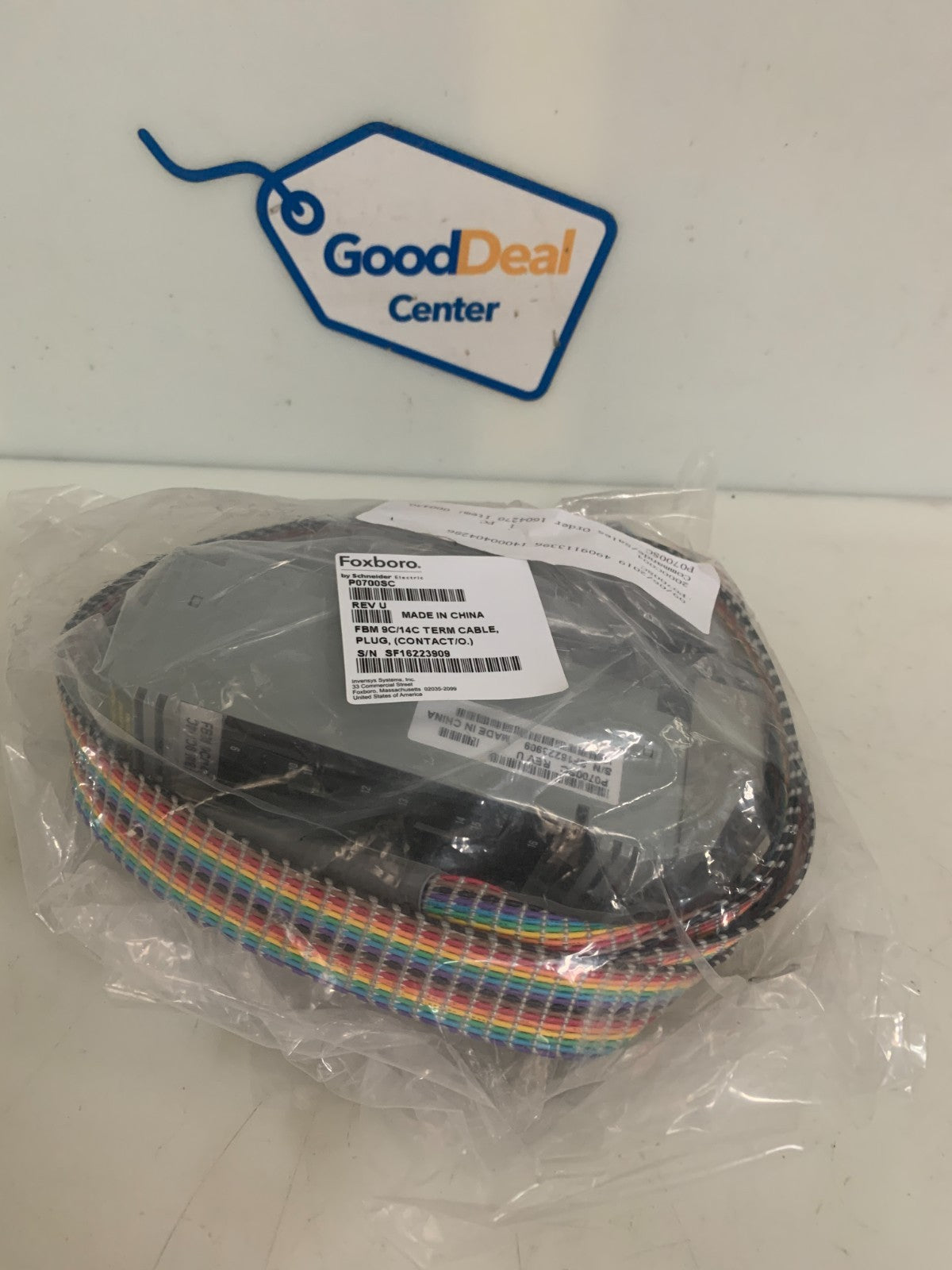 FOXBORO TERMINAL CABLE P0700SC REV U0