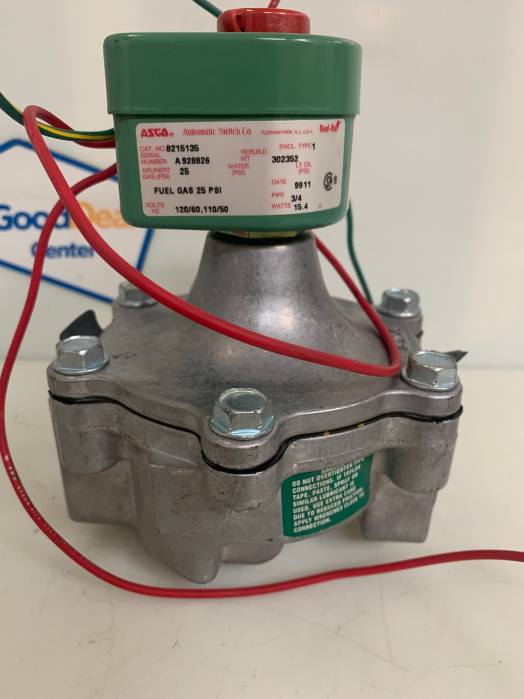 ASCO RED HAT 8215135 FUEL GAS SELENOID VALVE1