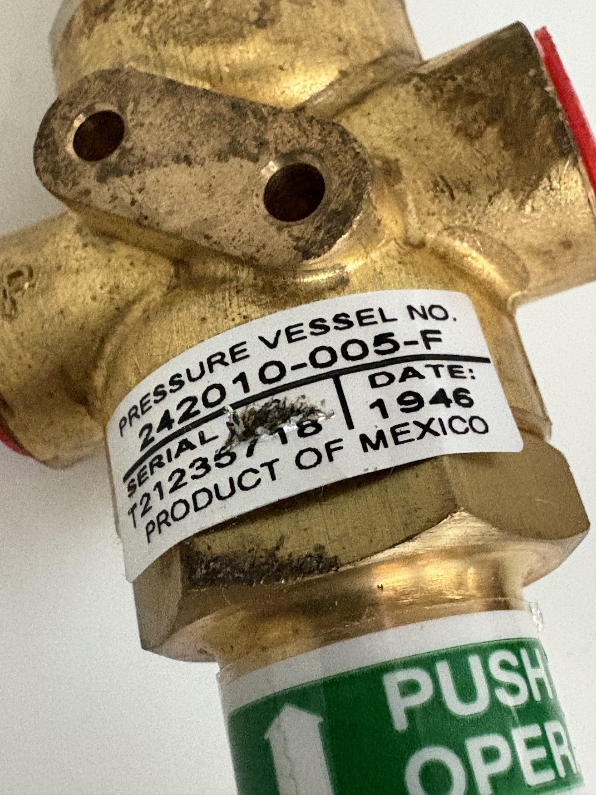 ASCO PRESSURE VESSEL 242010-005-F