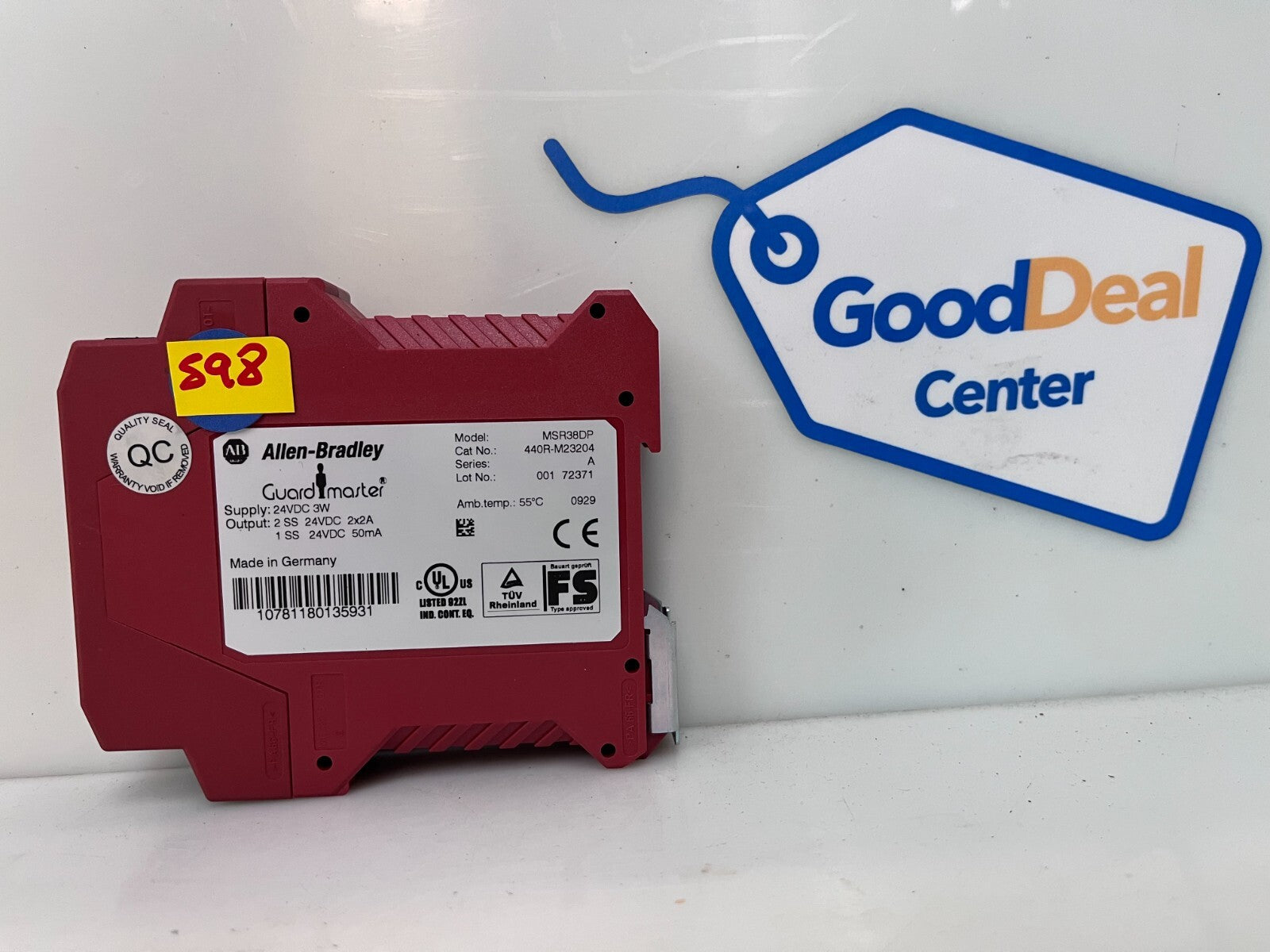 Allen-Bradley Safety Relay 440R-M23204 MSR38DP Series A 24VDC 3W0
