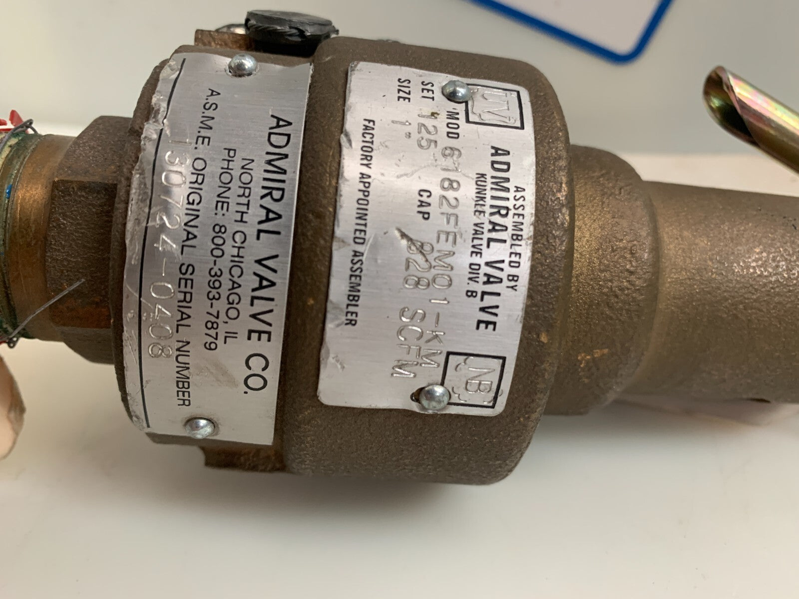 KUNKLE  Admiral Valve   6182FEM01-KM0125