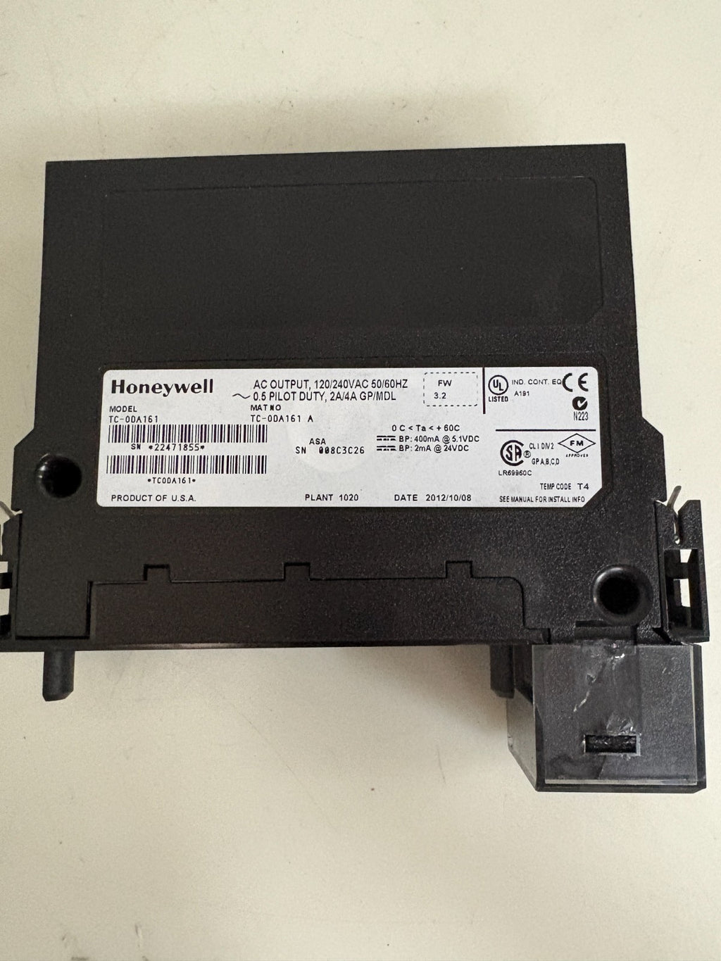 HONEYWELL DIGITAL OUTPUT 120/240VAC-16 PT TC-0DA1612