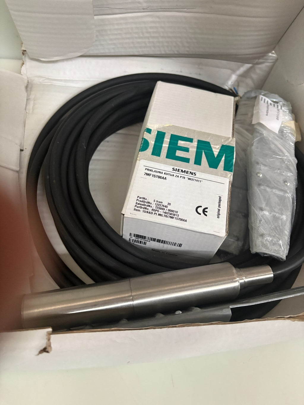 SIEMENS PRESSURE TRANSMITTER FOR LEVEL MEASUREMENT SITRANS P MPS 7MF15701KA01