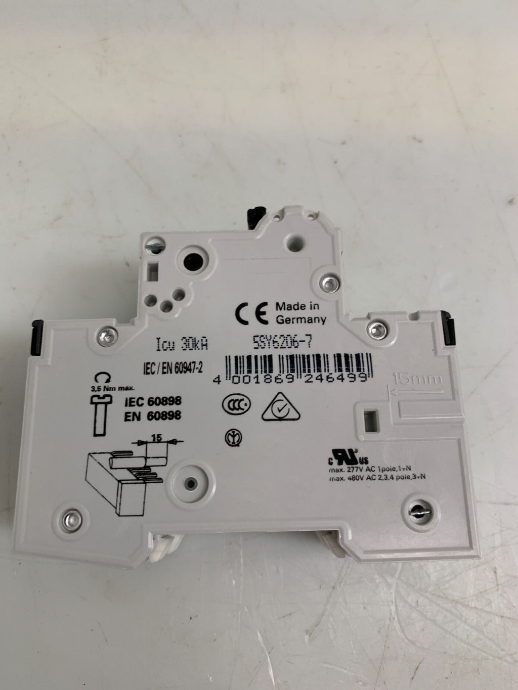 SIEMENS 5SY62  MCB  C6  Circuit Breaker2