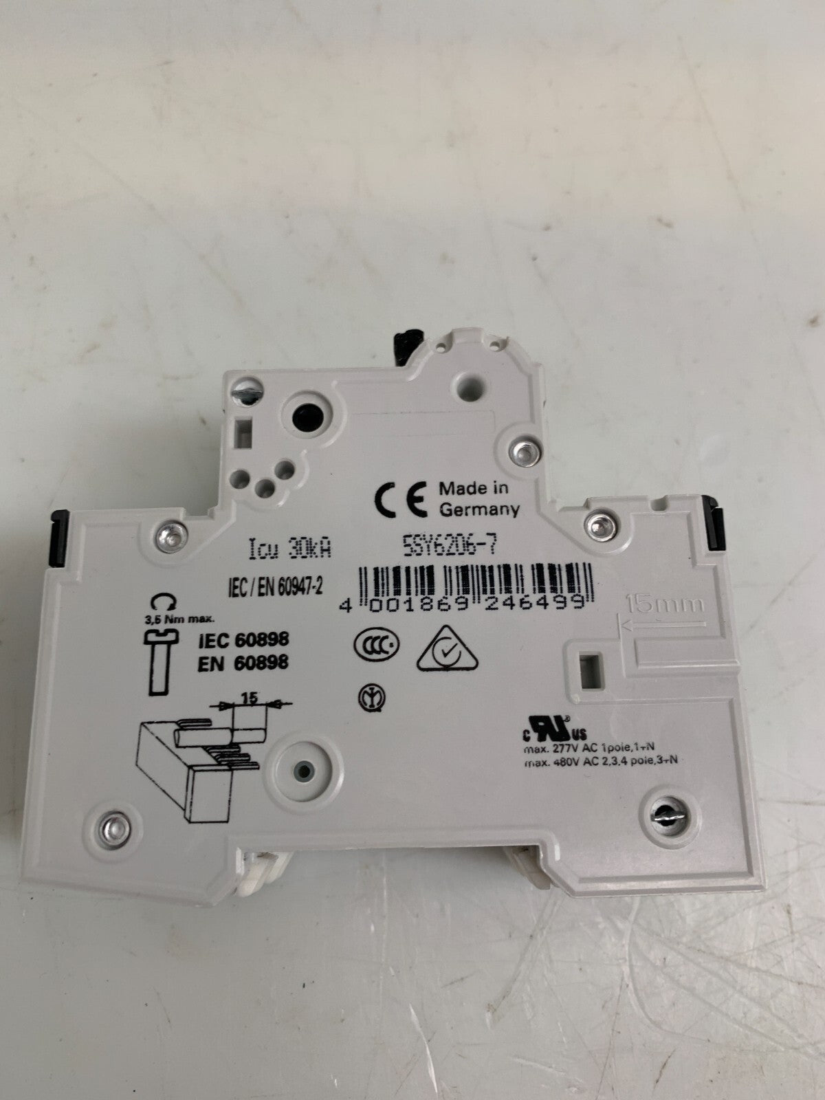 SIEMENS 5SY62  MCB  C6  Circuit Breaker2