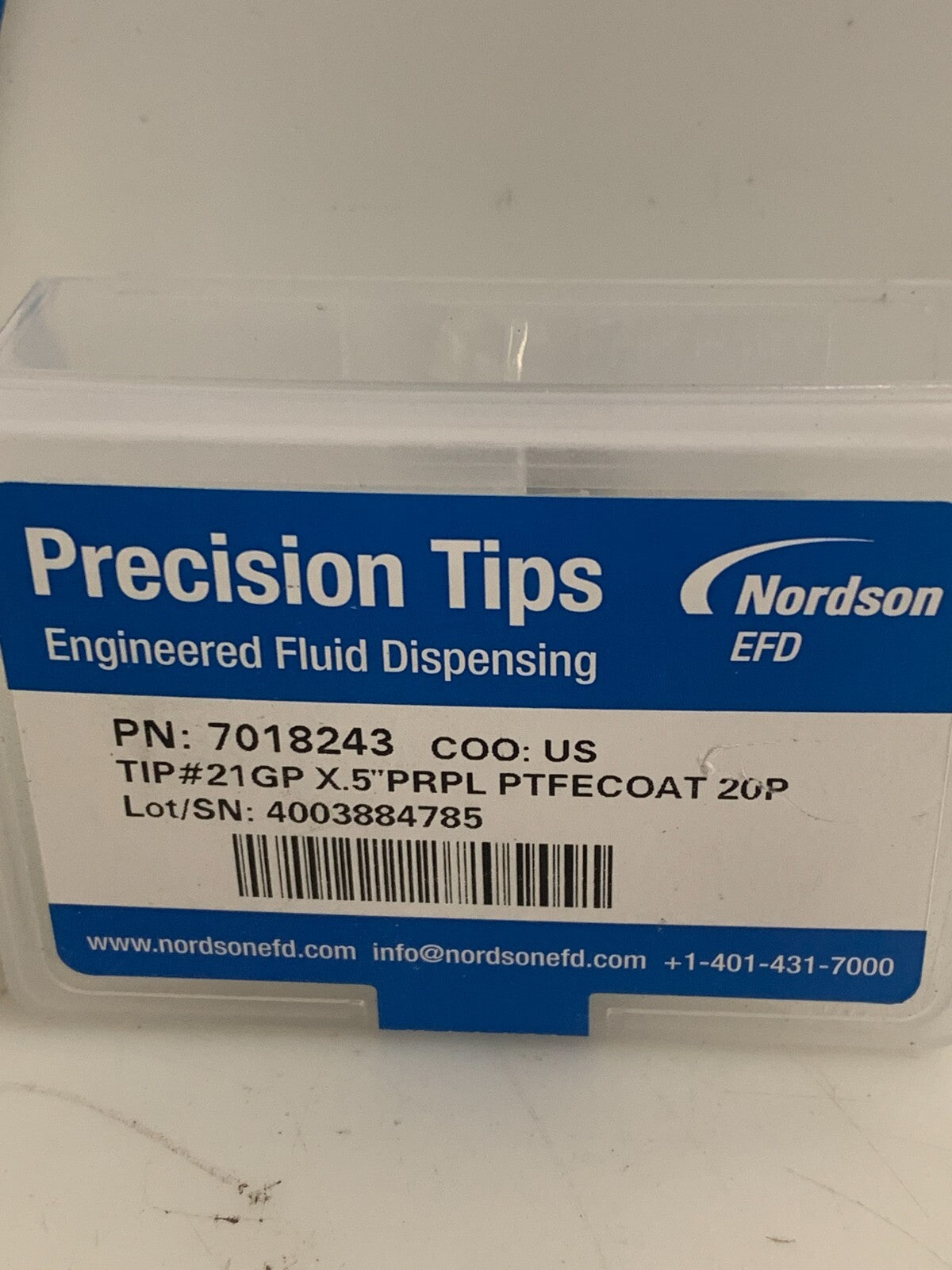 LOT OF 8 NORDSON EFD PRECISION TIPS #70182431