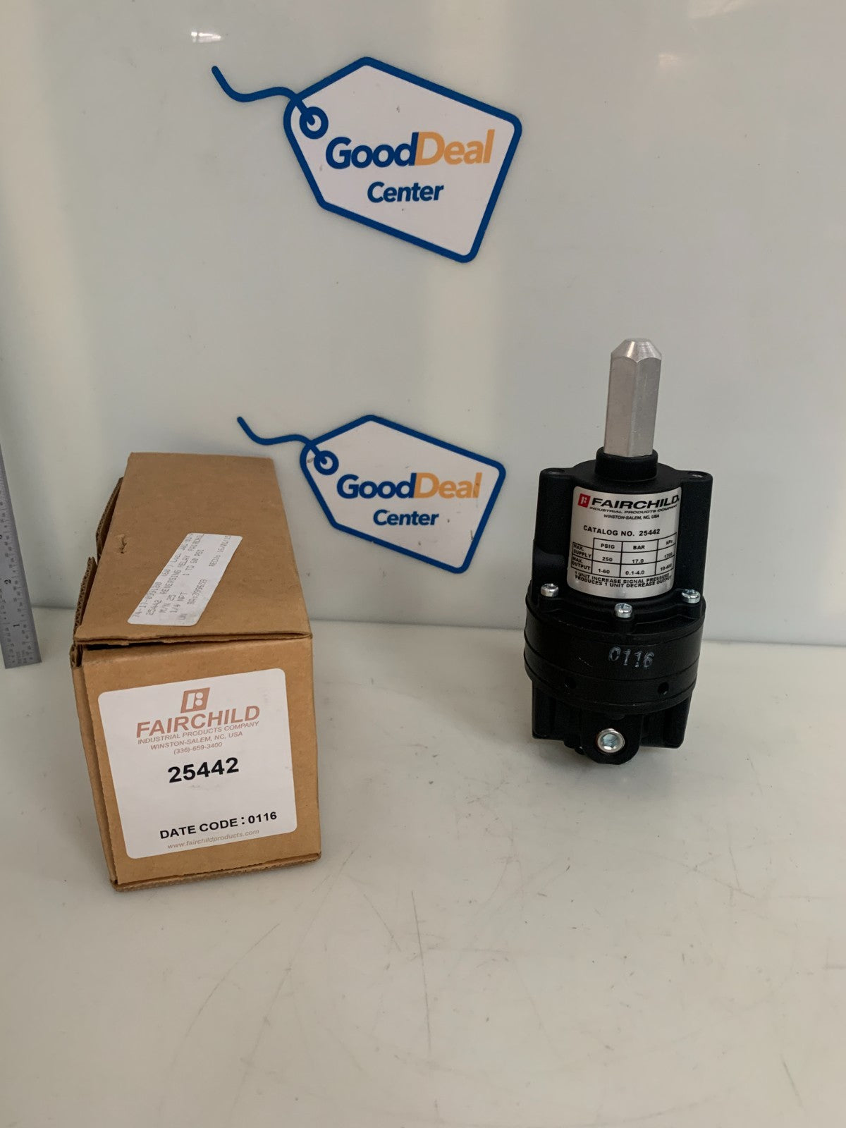 FAIRCHILD PNEUMATIC REVERSING RELAY REGULATOR #254420