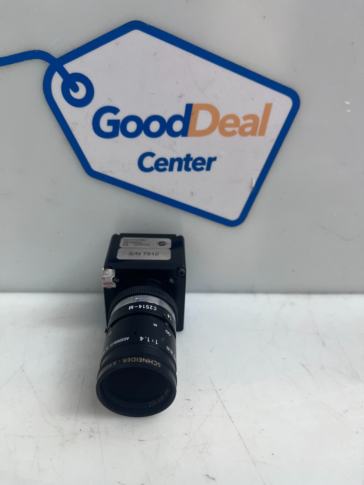 SVS-VISTEK ECO 267MVGE Monochrome GIge Vision Camera w/PENTAX Lens & SHNEIDER