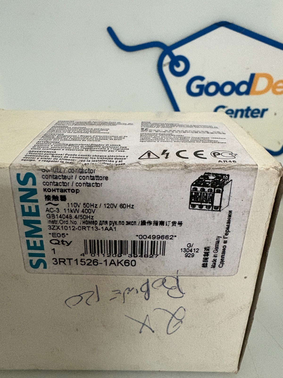 SIEMENS CONTACTOR 3RT1526-1AK602