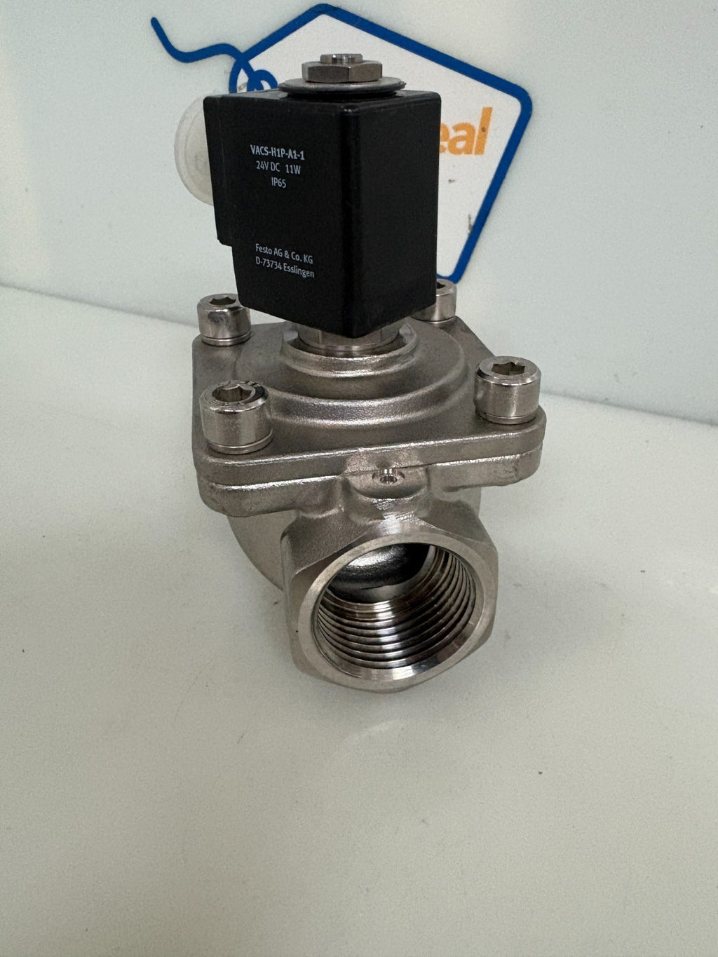 FESTO S.STEEL SOLENOID VALVE 1492122 VZWF-B-L-M22C-G1-275 1P4-6-R1
