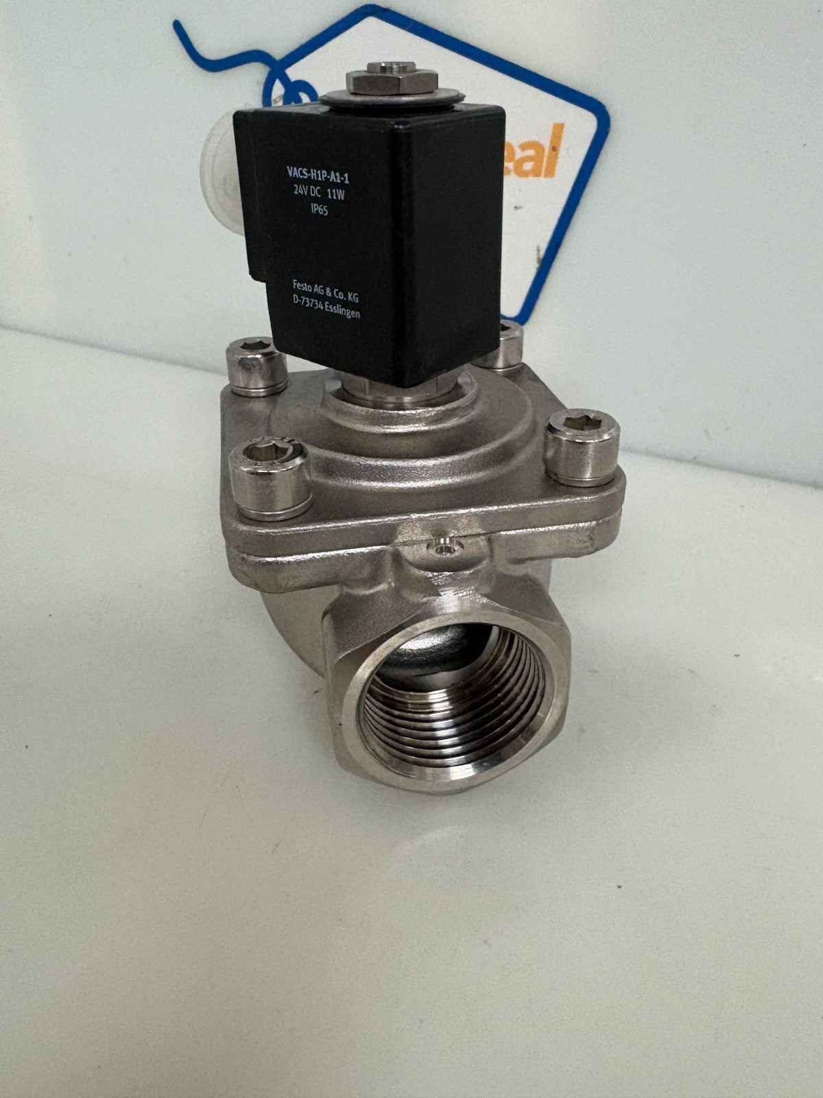 FESTO S.STEEL SOLENOID VALVE 1492122 VZWF-B-L-M22C-G1-275 1P4-6-R1