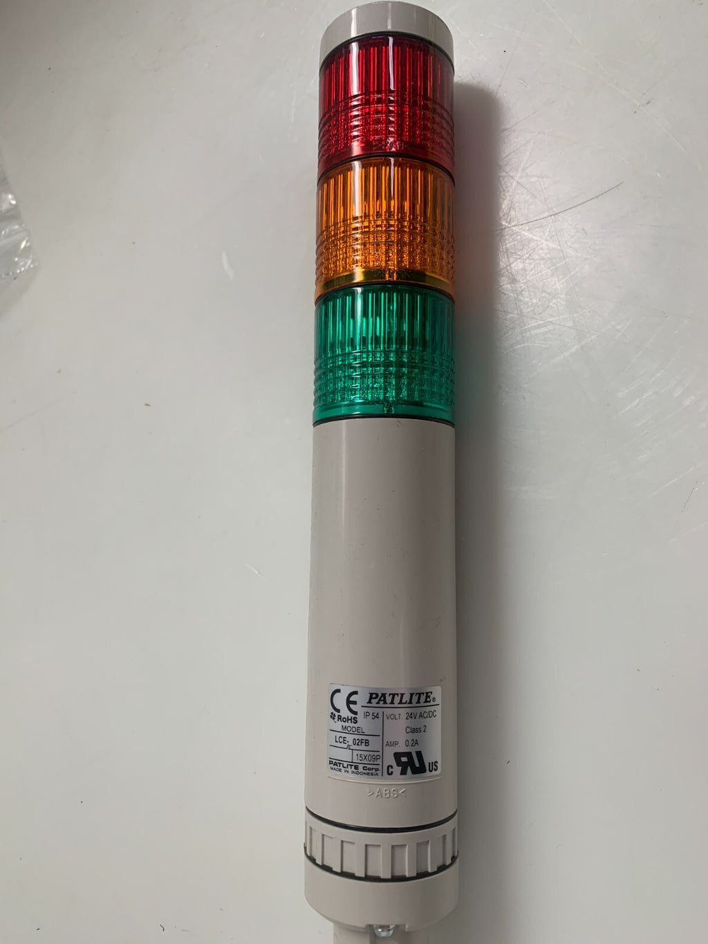 PATLITE LED SIGNAL LIGHT TOWER 24 V LCE-02FB 15X09P