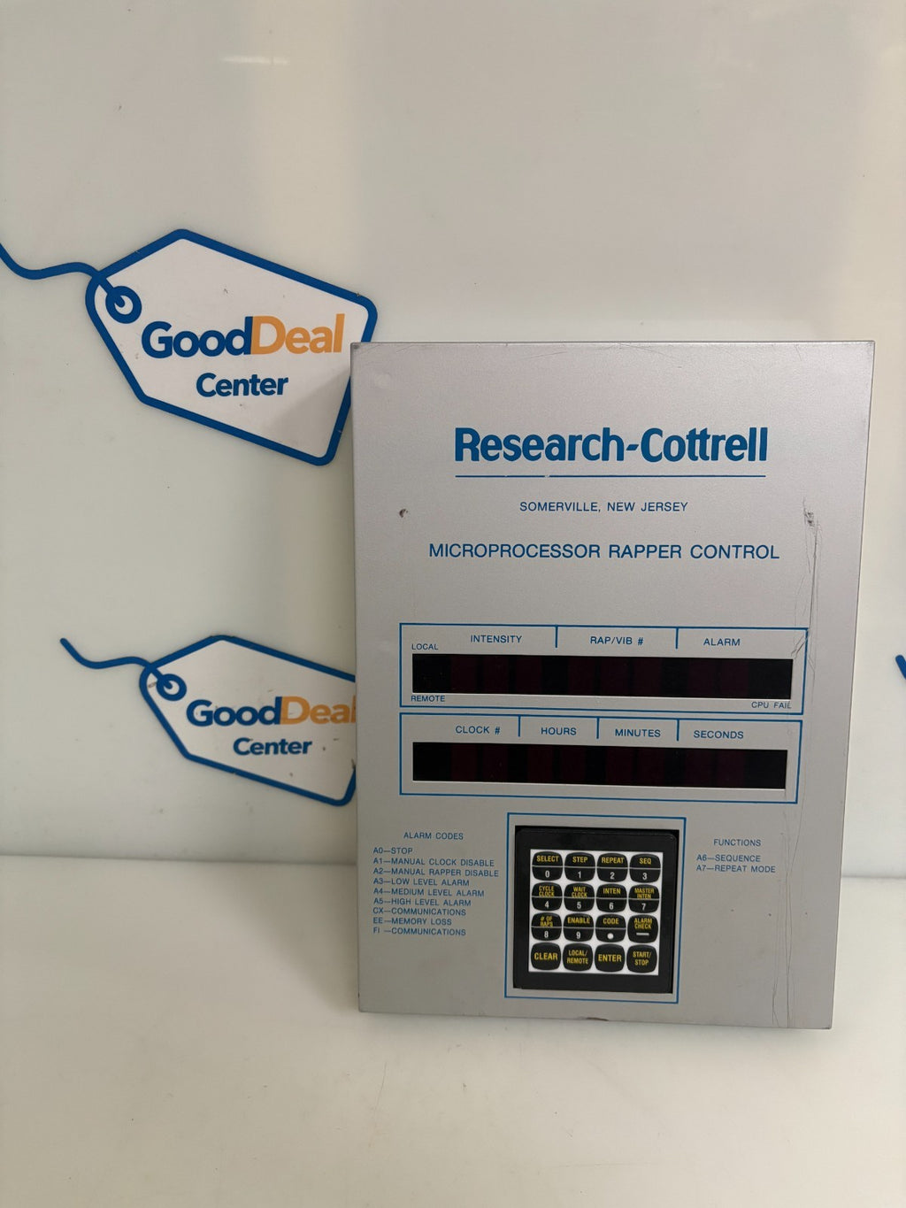 RESEARCH-COTTRELL MICROPROCESSOR RAPPER CONTROL MODEL 307897-B