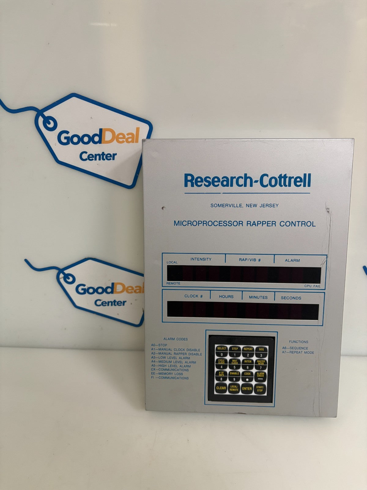RESEARCH-COTTRELL MICROPROCESSOR RAPPER CONTROL MODEL 307897-B