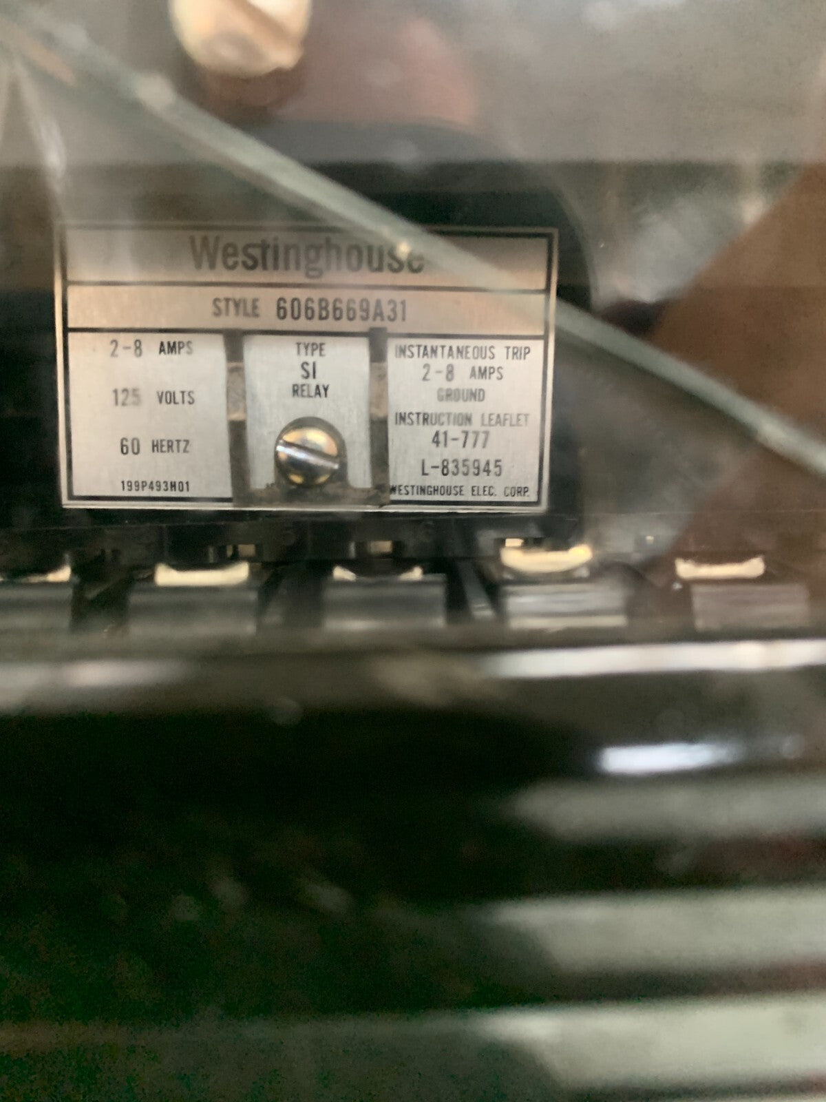 WESTINGHOUSE  S1 Relay Module  606B669A31