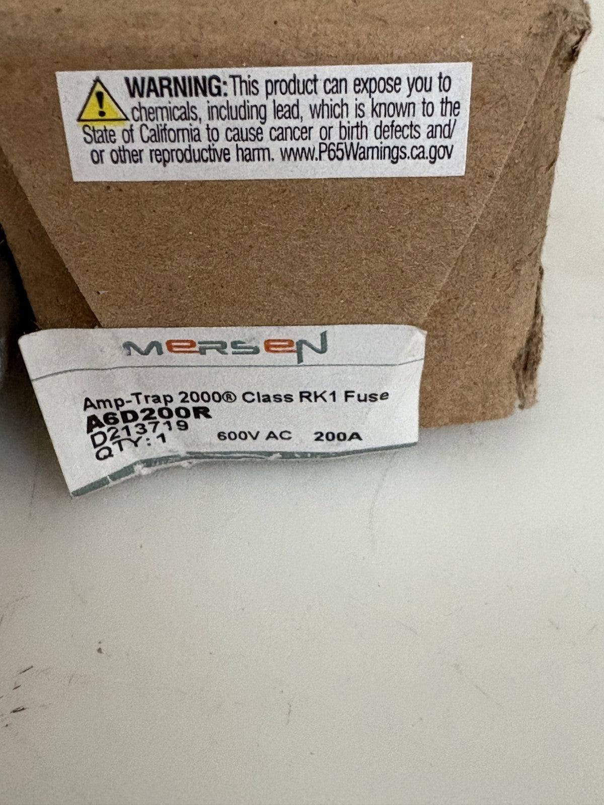 MERSEN AMP TRAP RK1 2000 FUSE #A6D200R2