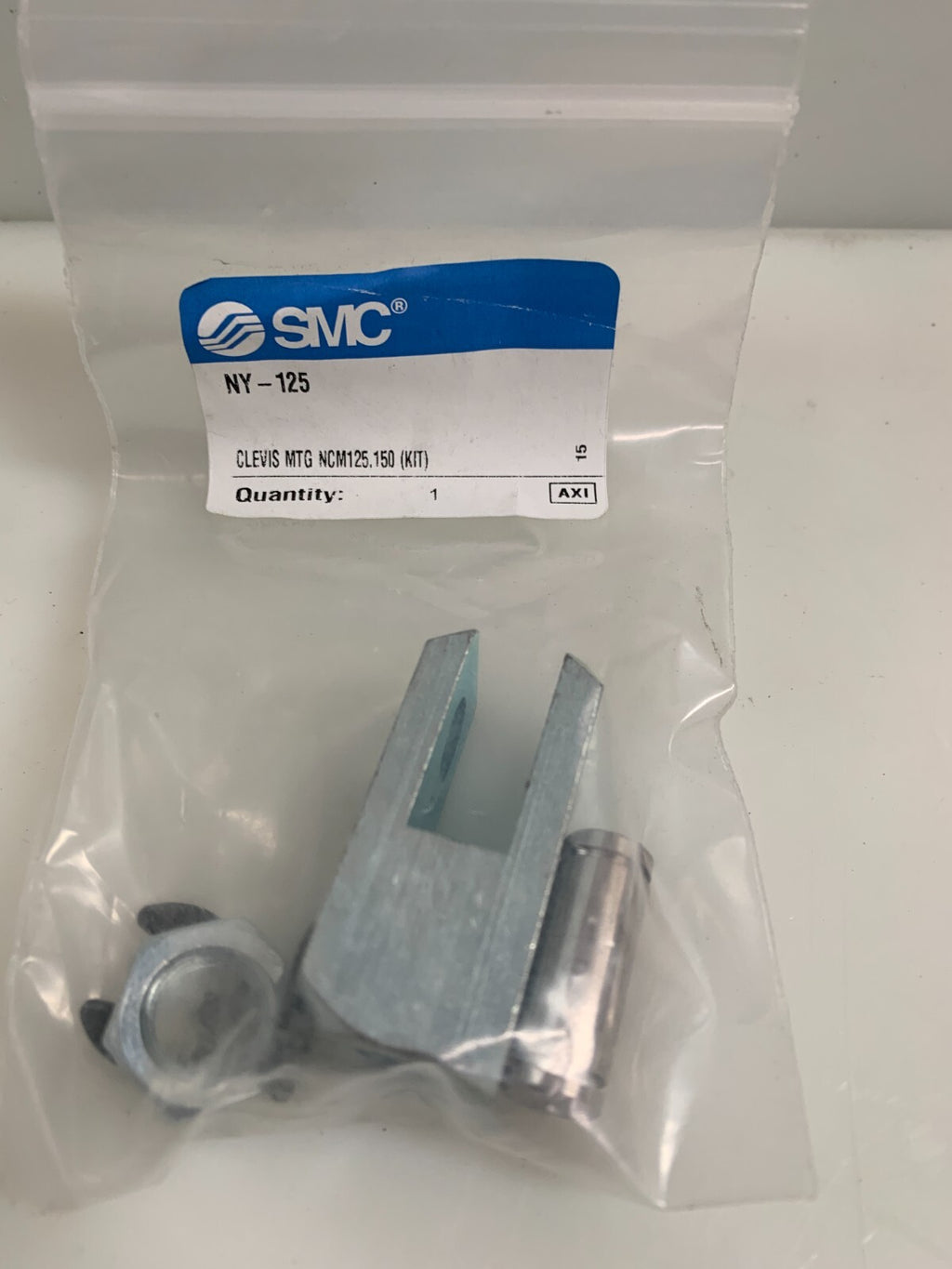SMC  NY-125   Stainless Steel Rod Clevis Threaded  (Lot of 3)1