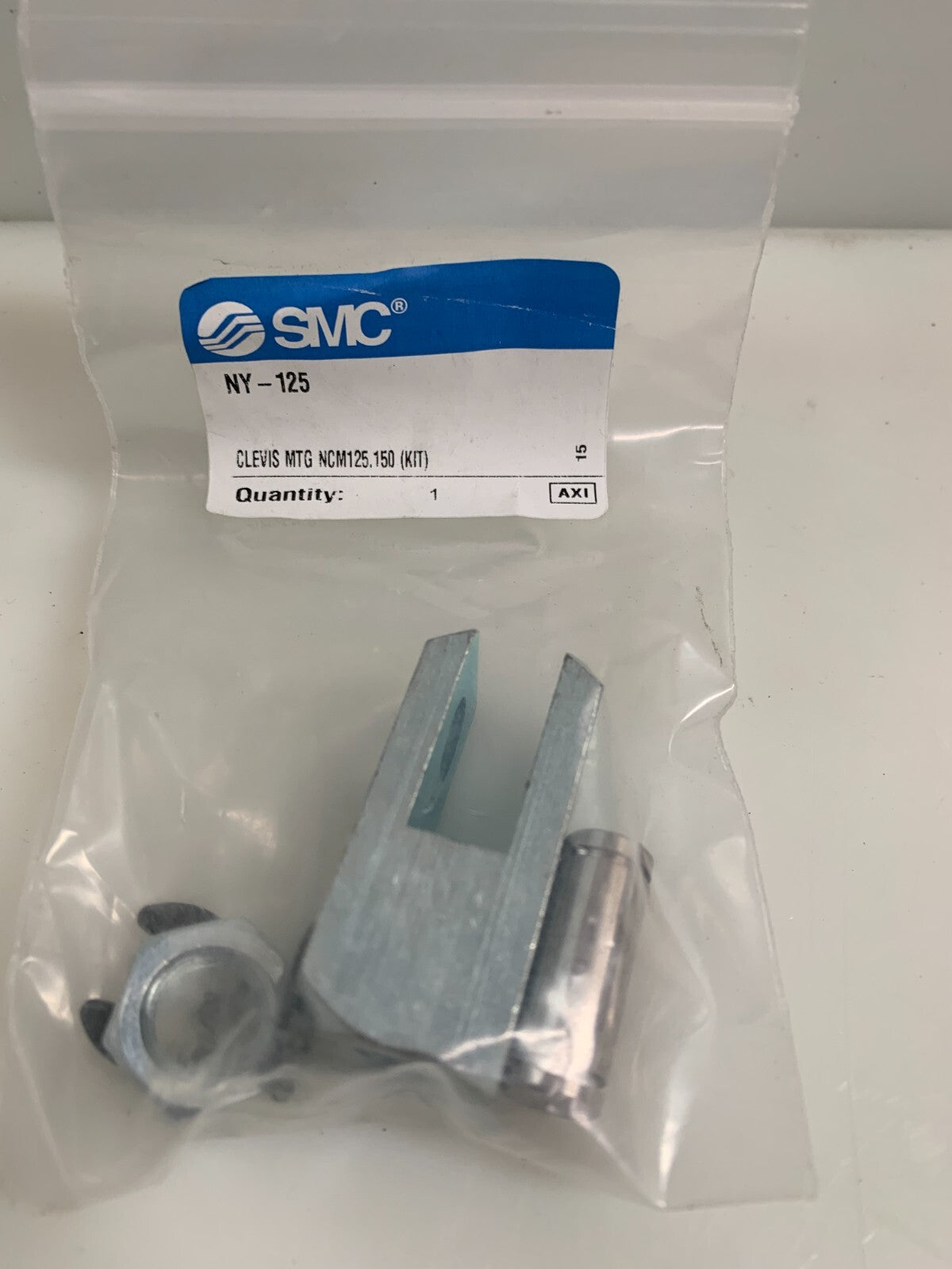 SMC  NY-125   Stainless Steel Rod Clevis Threaded  (Lot of 3)1