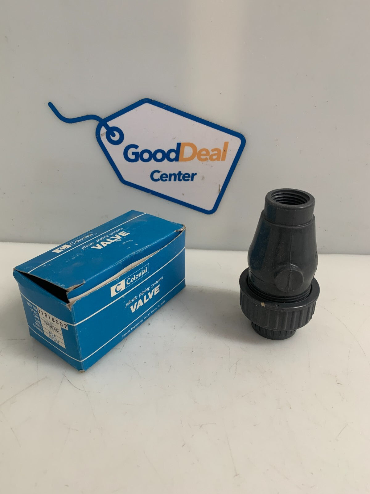 COLONIAL VALVE PVC 1/2 " #31818 007