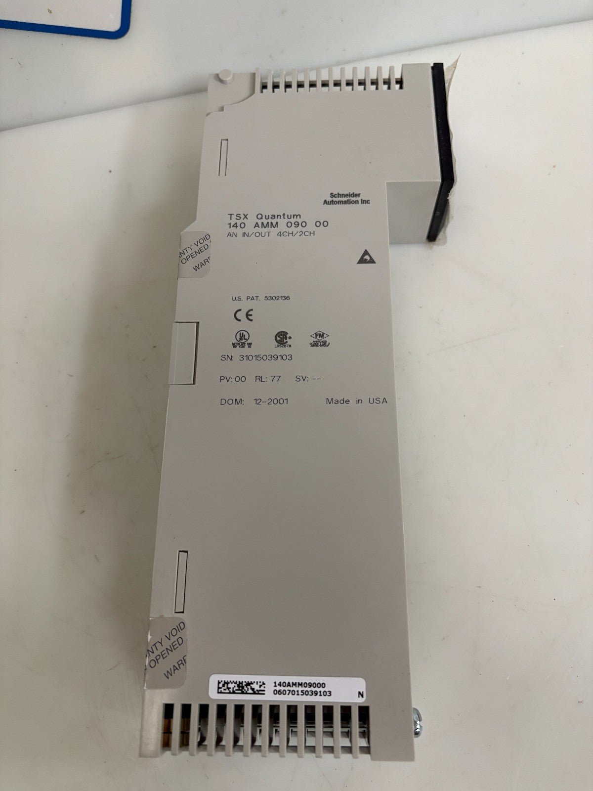 SCHNEIDER TSX QUANTUM ANALOG I/O 4CH/2CH 140 AMM 090 002