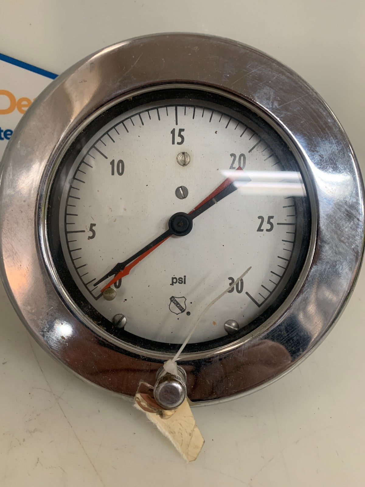 ASHCROFT 4.5" S STEEL 0-30 PSI PRESSURE GAUGE1