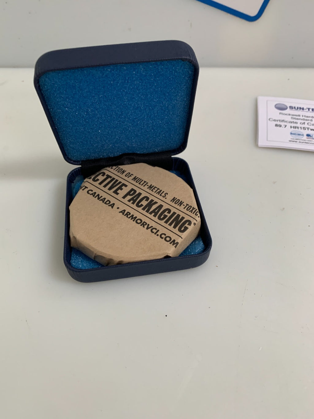 SUN-TEC HARDNESS TESTING BLOCK 89.7 HR15TW