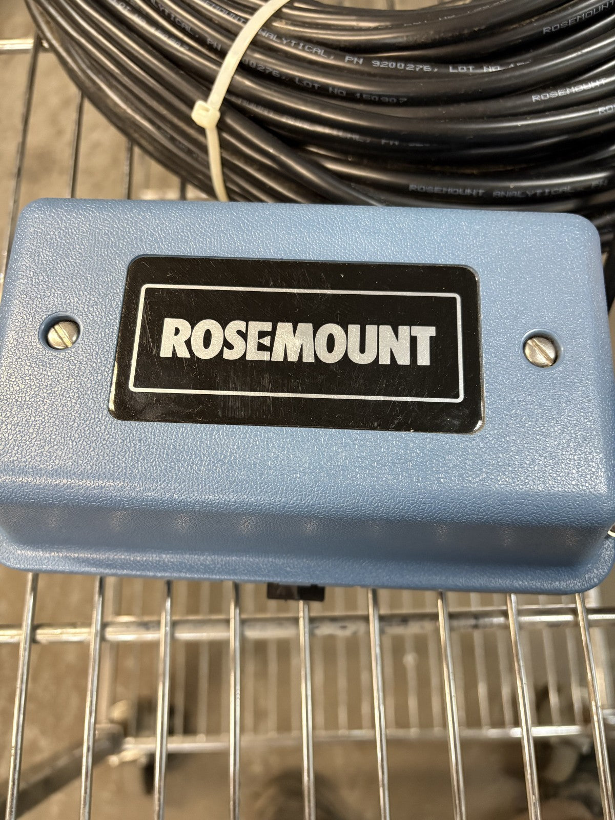 LOT OF 2 ROSEMOUNT ANALYTICAL J BOX W/CABLE EXTENSION ASSY #23550-001