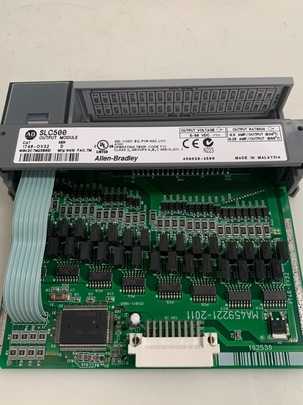 ALLEN BRADLEY OUTPUT MODULE 1746-OV32 D