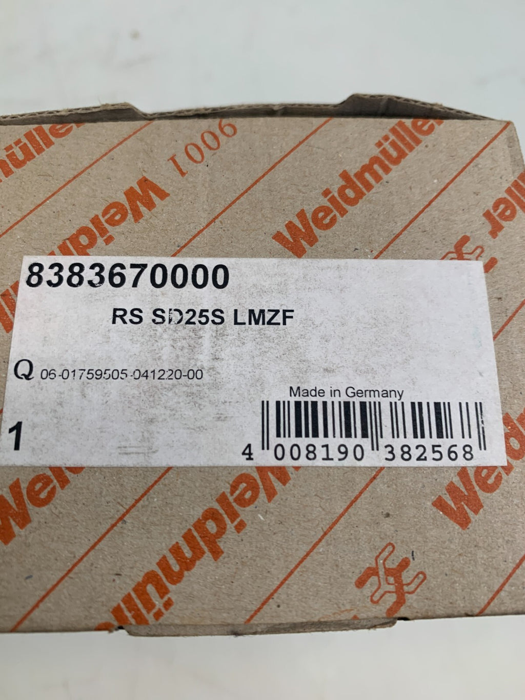 Weidmuller RS SD25S LMZF Position Interface Module